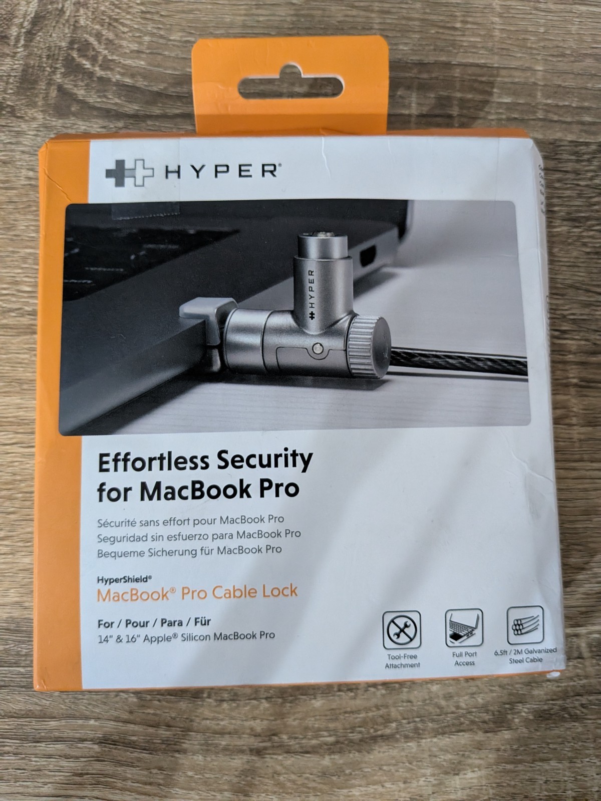 Targus Hyper MacBook Pro Cable Lock Backup laptop HS5910GL (Open Box)