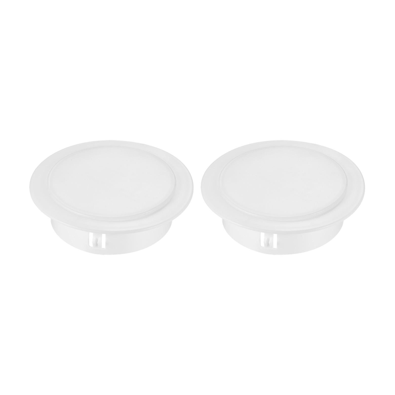 2Pcs 100mm OD Hole Plug Round Snap in Type Locking Hose Insert End Cap