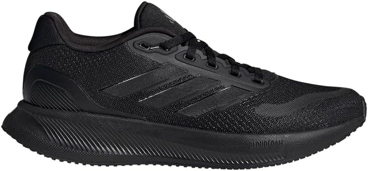 Adidas Womens Runfalcon 5 W Black Running Shoes Size 8.5