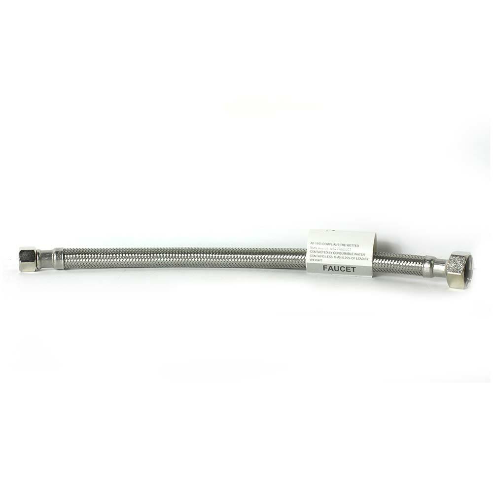 Primex 87664 3/8 Inch Comp. x 1/2 Inch FIP x 20 Inch Long Stainless Steel Riser