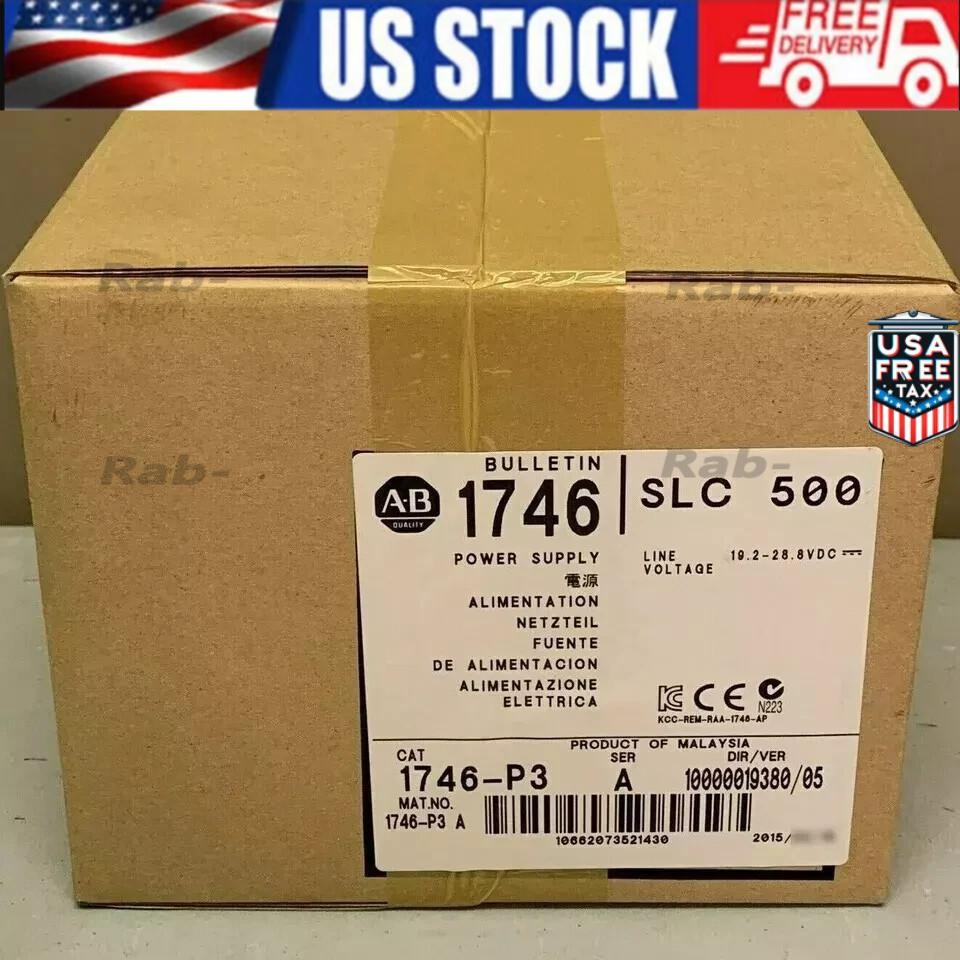Factory Sealed AB 1746-P3 1746P3 SER A SLC 500 Power Supply Module US Free Tax