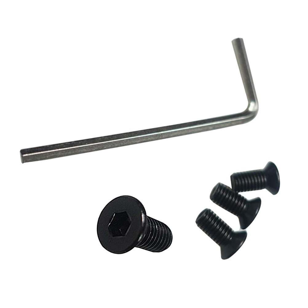 Scooter Handlebar Front Fork Screws Replacement Stainless Steel Durable Black