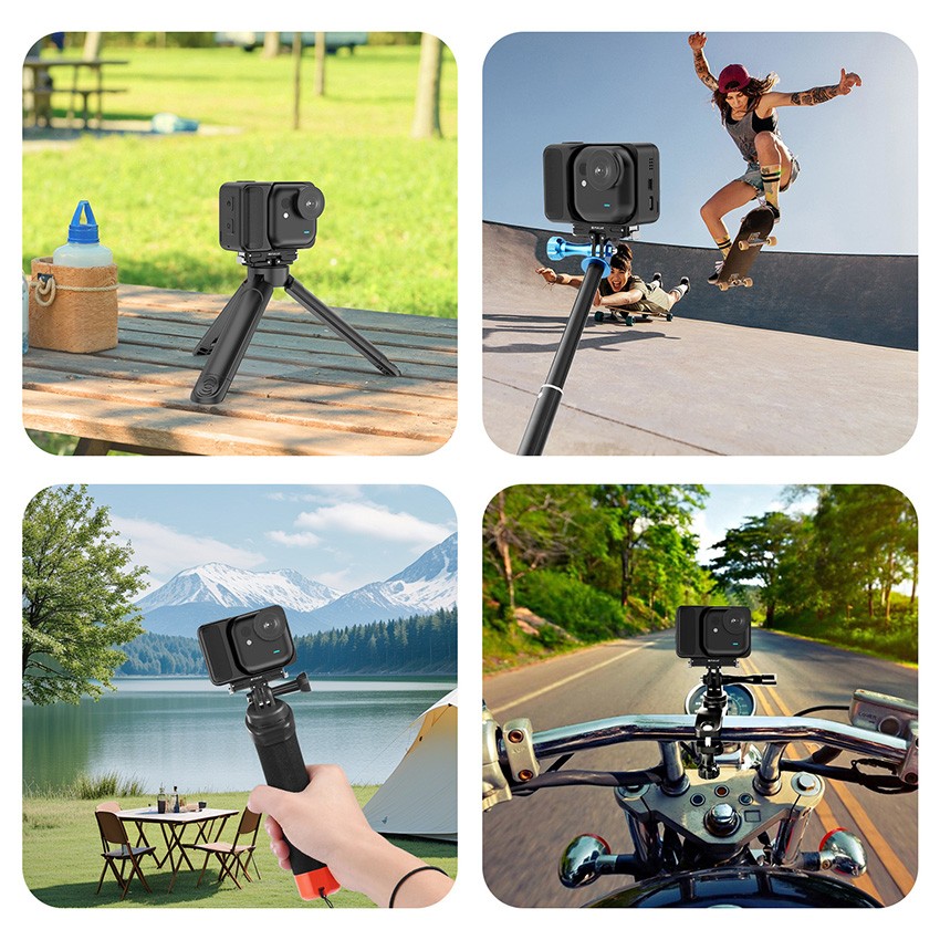 Action Cameras Mount Magnetic Quick-Release Mount for Insta360 GO Ultra