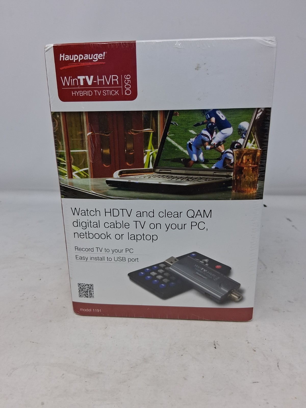 NEW Hauppauge WinTV-HVR-950Q USB TV Stick Tuner HDTV Digital Analog Cable 1191 O