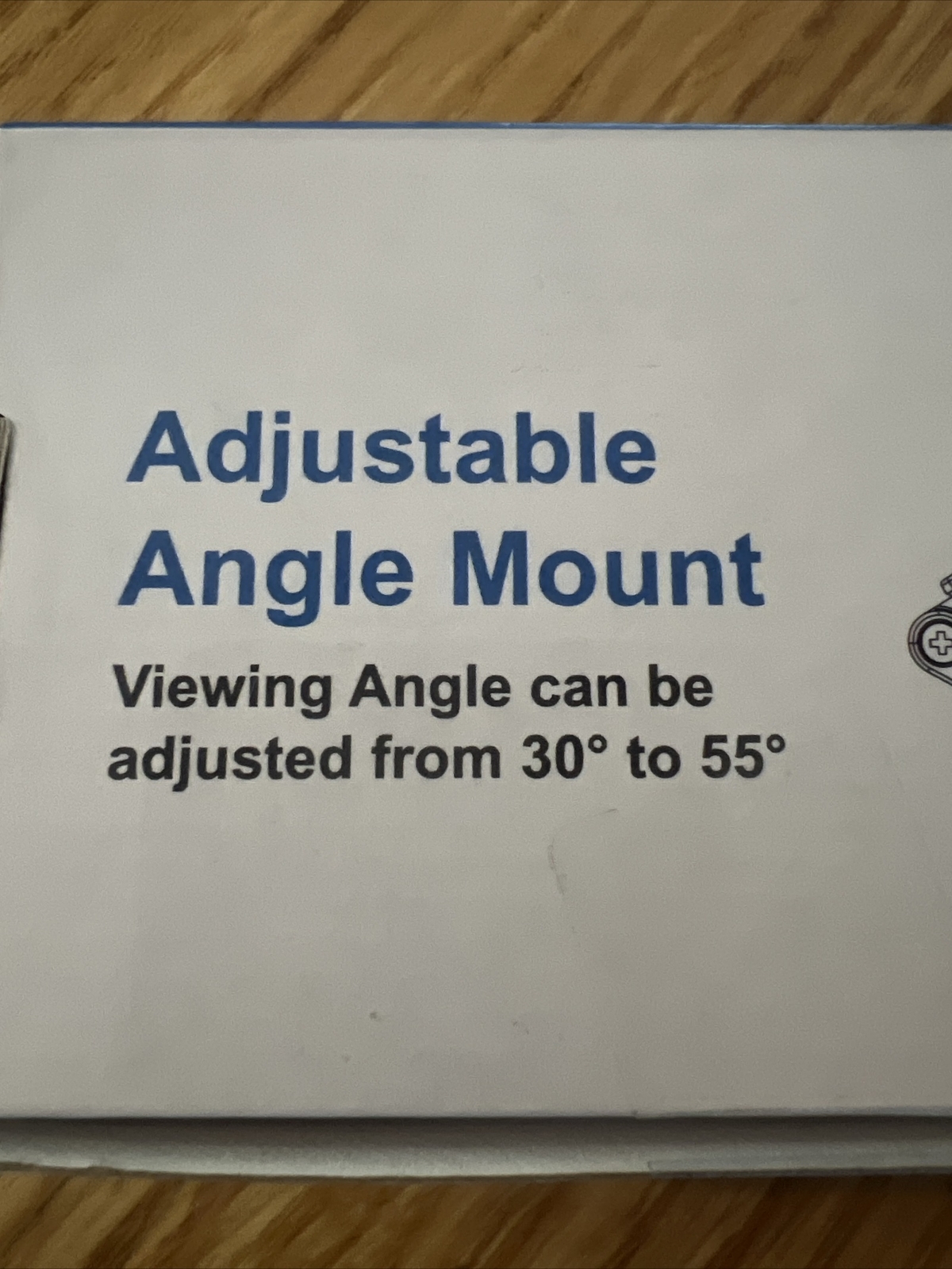 2 pk Adjustable Angle from 30* to 55* Mounting Bracket for Ring Video Doorbells