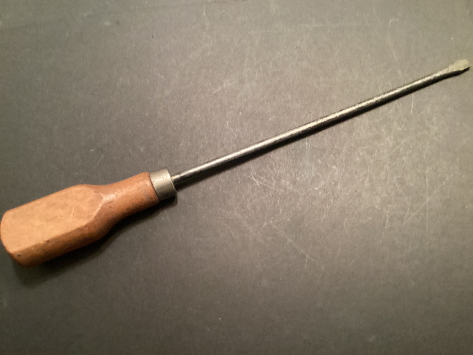 Vintage Simanco wood handle slotted screwdriver