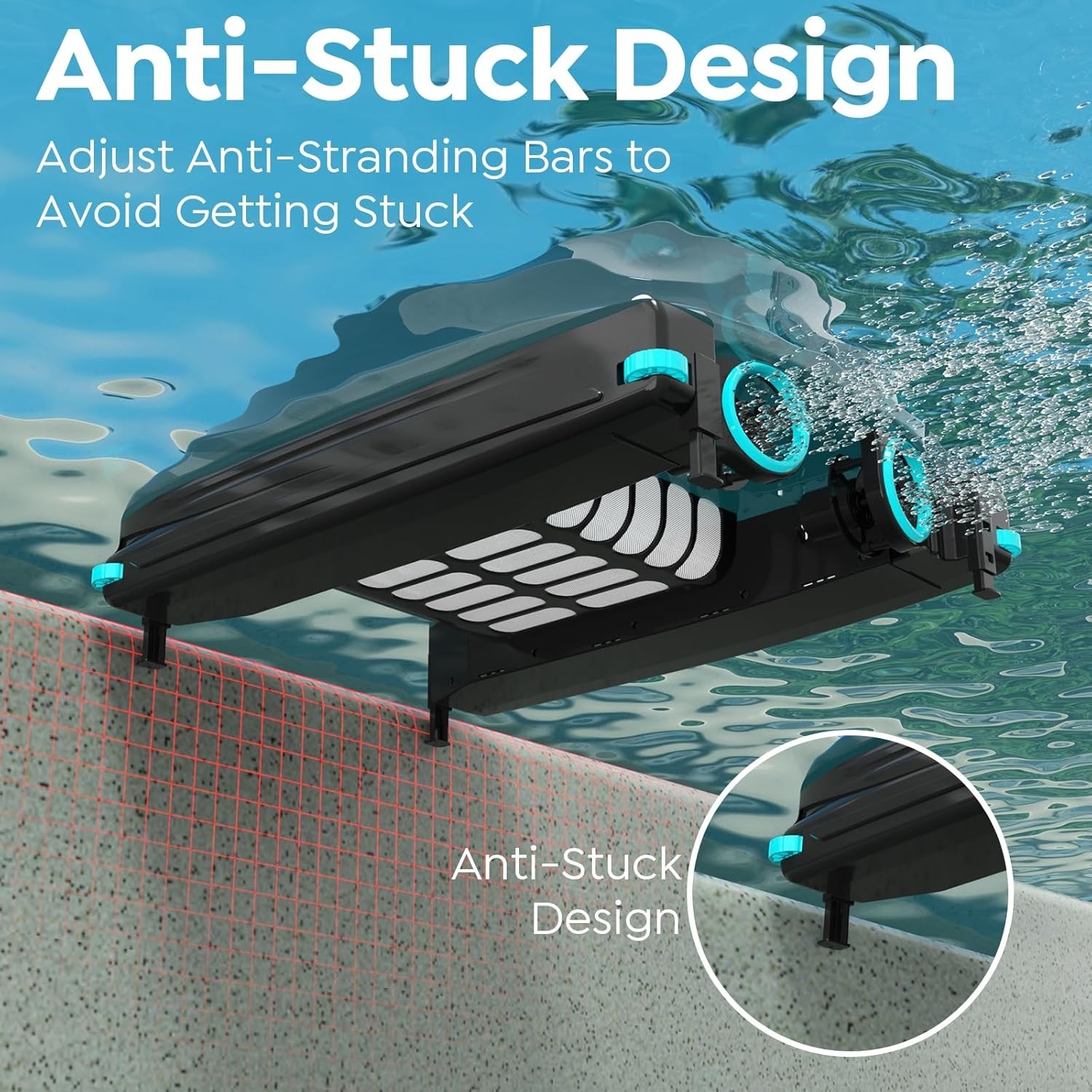 PIECO SK01 Solar Powered Auto Pool Skimmer Robotic Floating Surface Cleaner APP