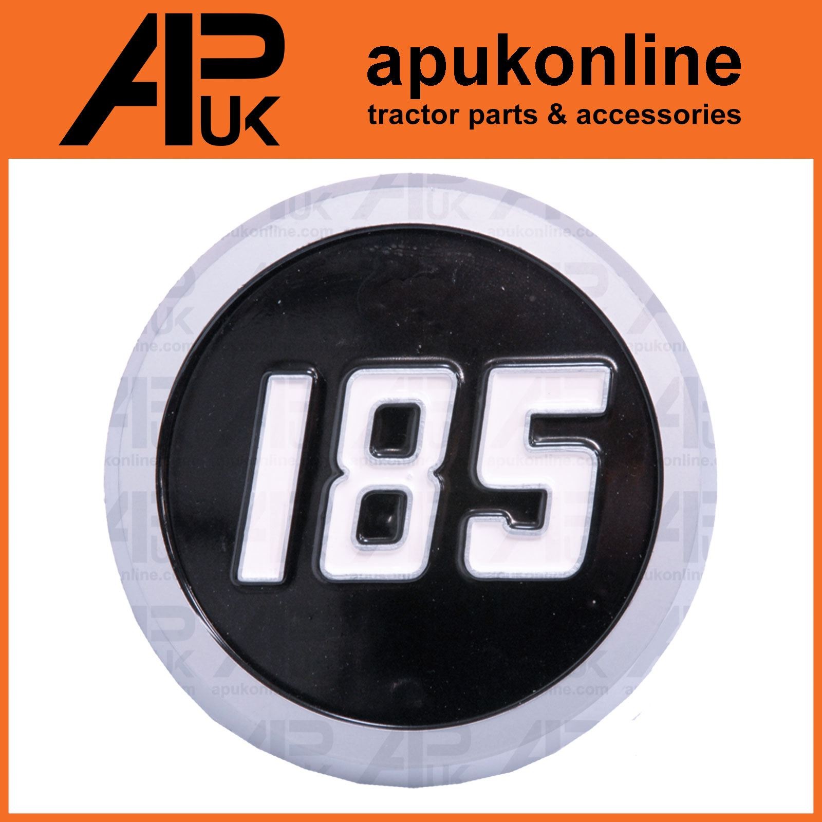 Round Bonnet Medallion Badge Emblem Side Hood for Massey Ferguson 185 Tractor