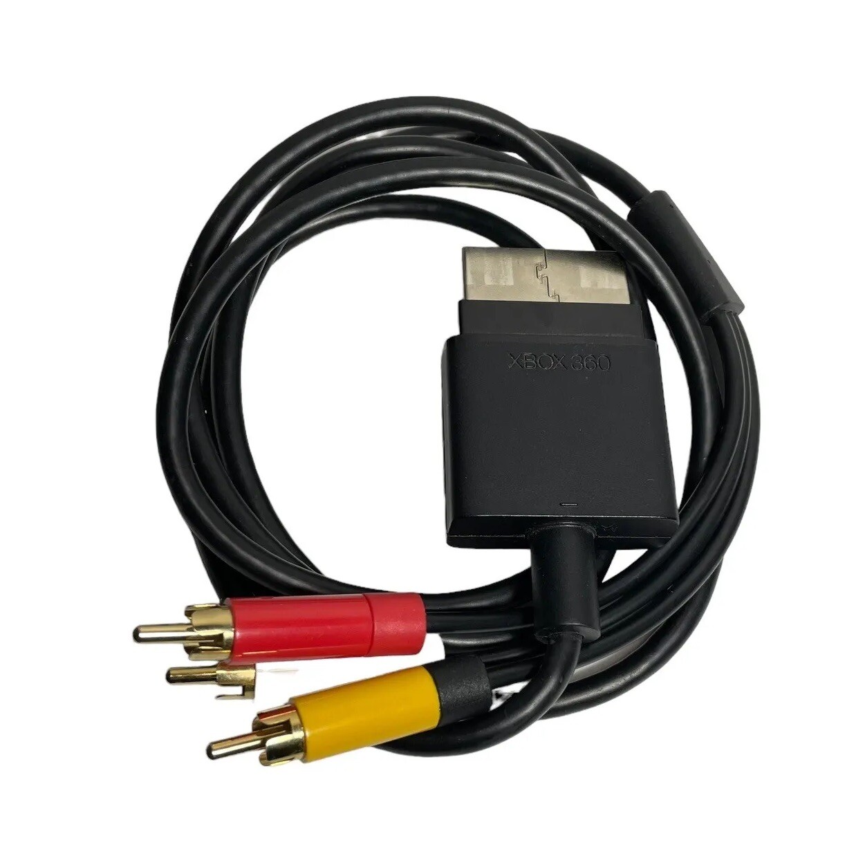 Original Official OEM Microsoft Xbox 360 AV Composite Audio/Video Cable RCA Used