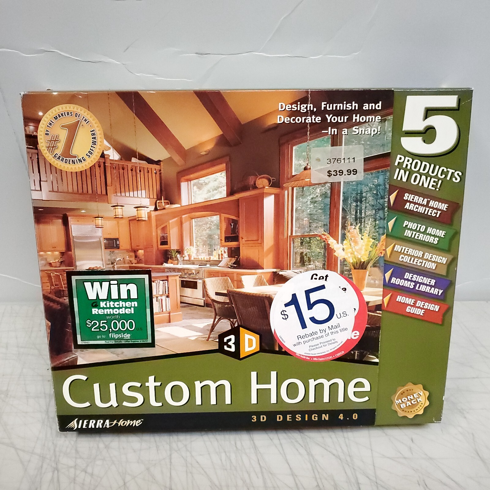 Custom Home 3D 4.0 PC design & remodeling house architect program!