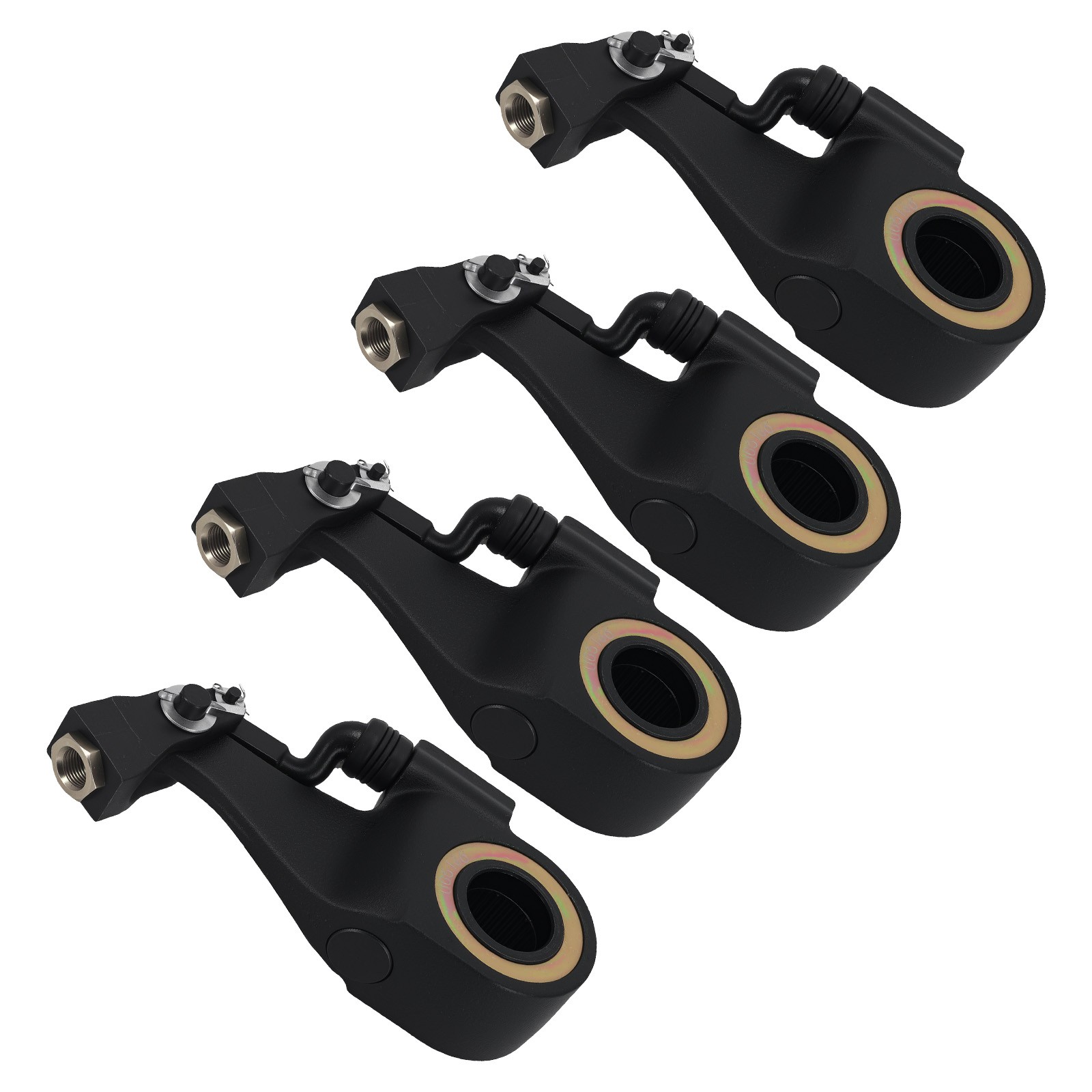 4x Auto Slack Adjuster 28 Spline 6" Arm Length for Bendix 065178 K041877 065175