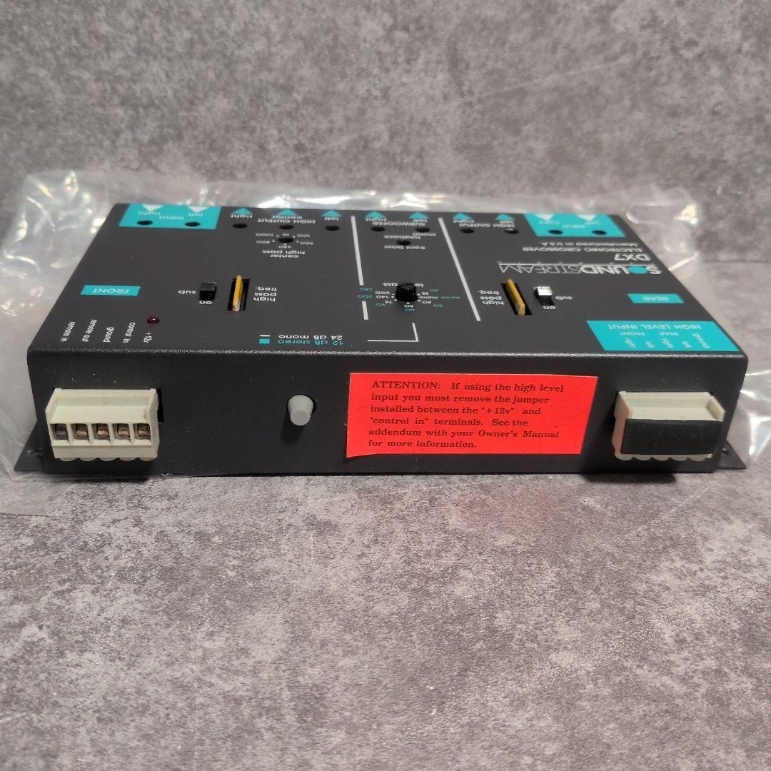 SOUND STREAM DX7 ELECTRONIC CROSSOVER 853512