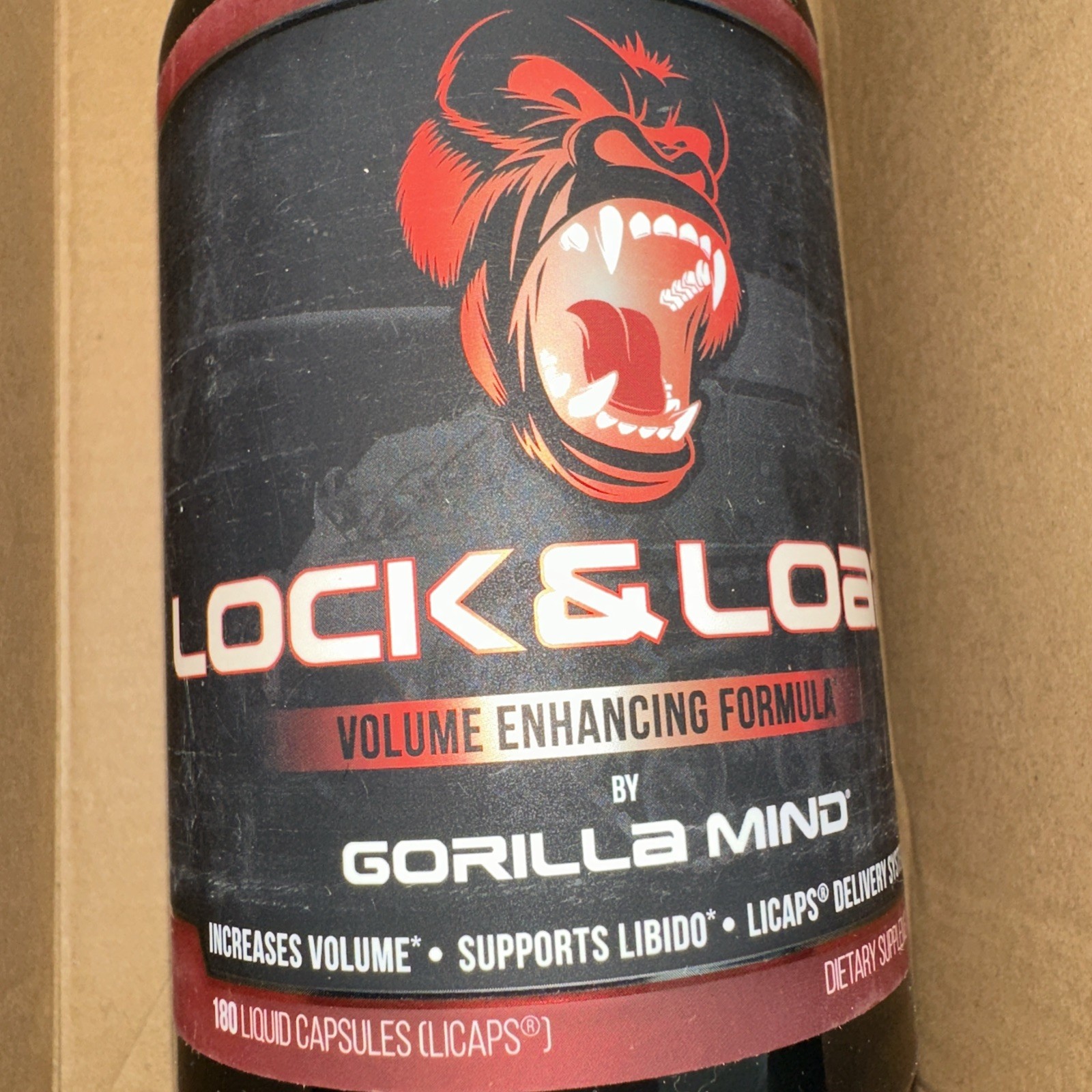 Gorilla Mind Lock & Load 180 Capsules 2028