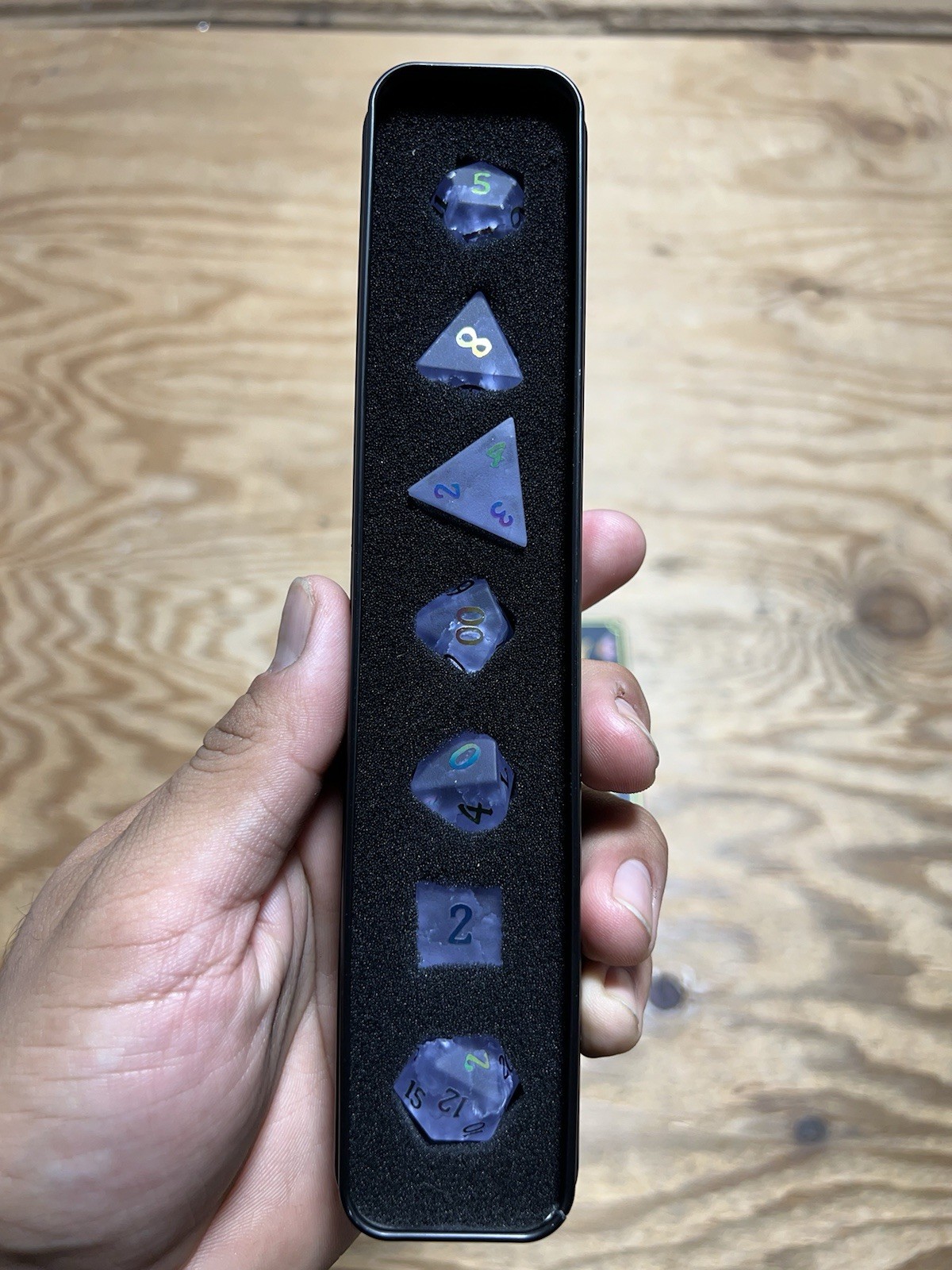 DNDND Dice Purple