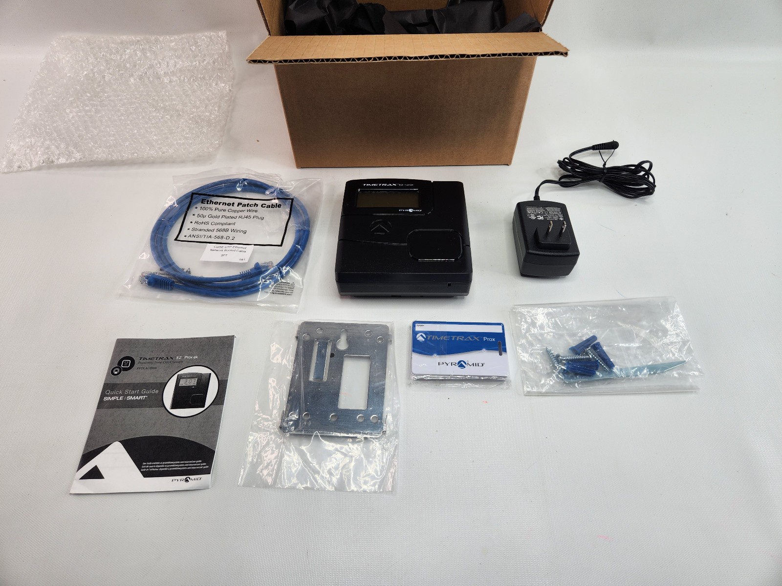 New Pyramid TimeTrax Automated Proximity Time + Attendance Clock RFID PPDLAUBKN