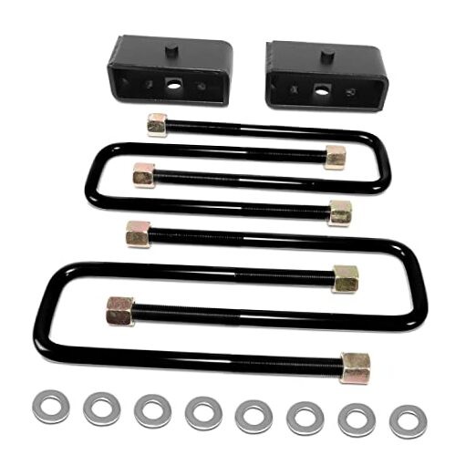 2" Rear Leveling Lift Block Kit w/U-Bolts Compatible with 2" Lift 99-21 Tundra