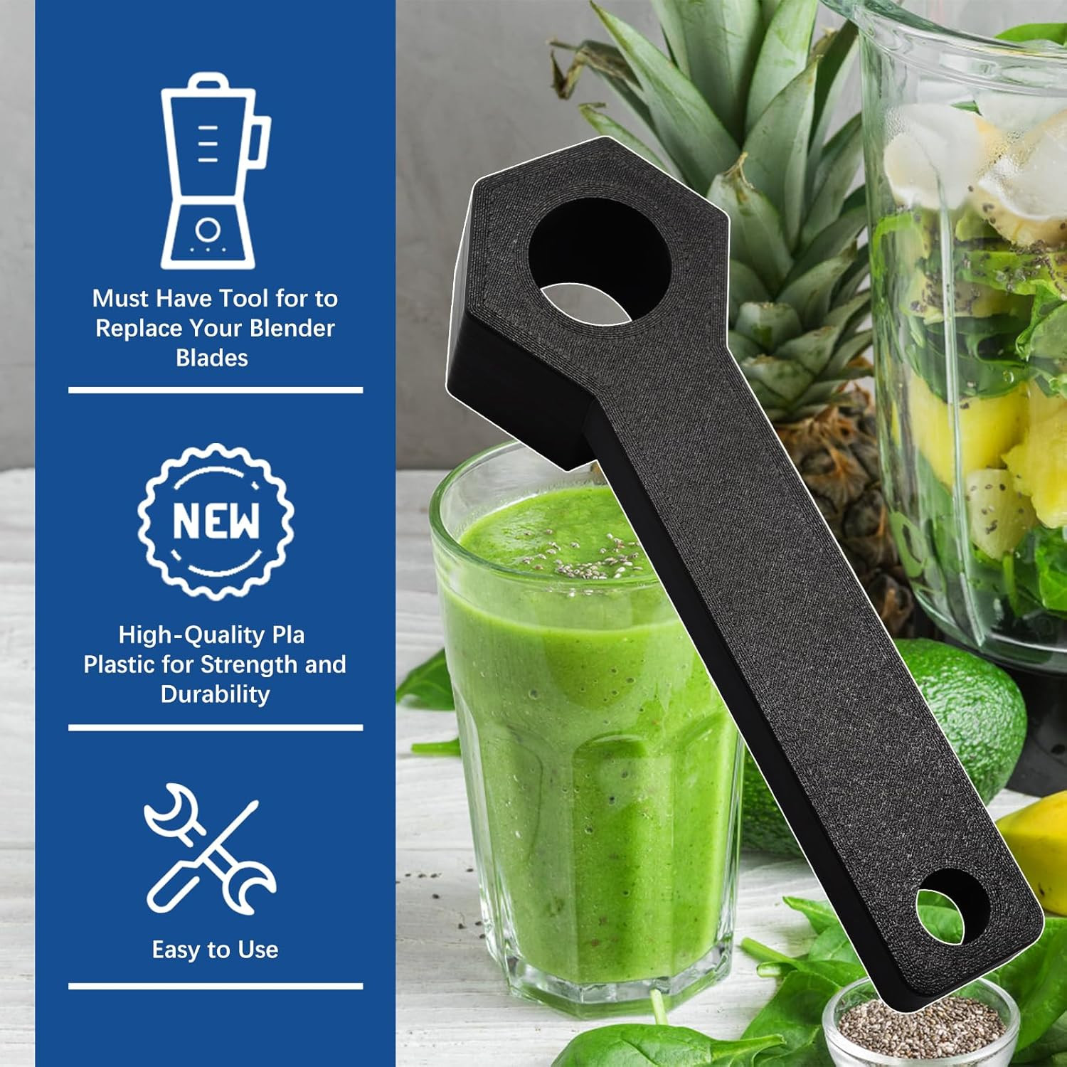 Wrench Compatible with Vitamix Ascent Series - Removal Tool