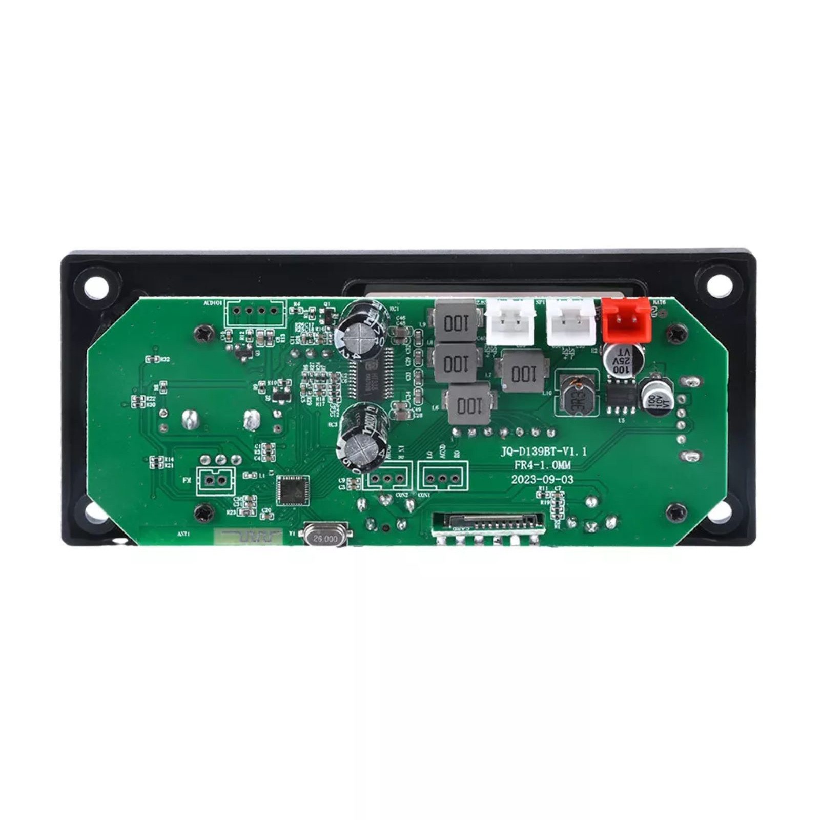 DC7-25V Car Bluetooth MP3 Amplifier Decoding Board 2*50W FM Audio Decoder+Remote