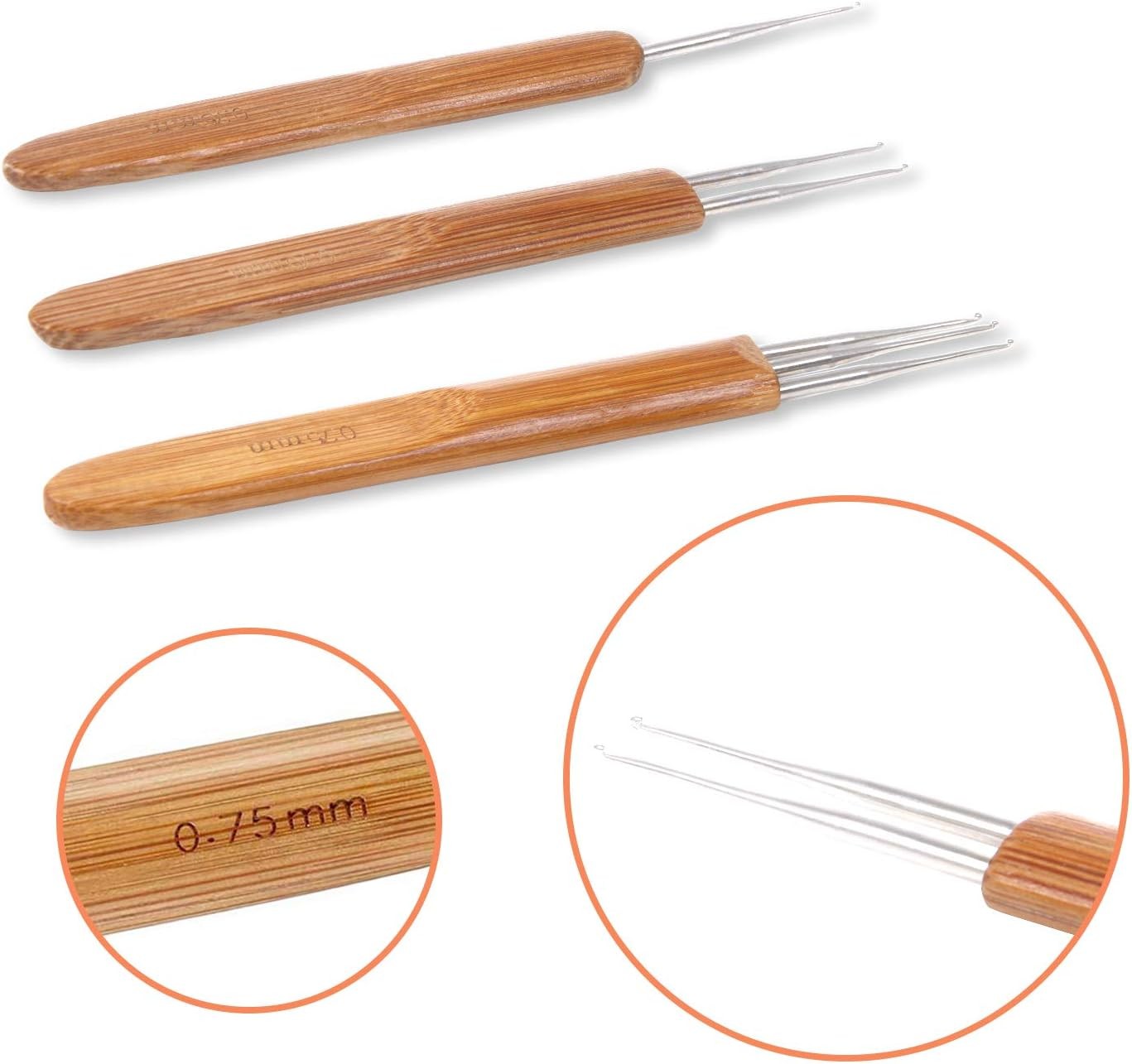 Dreadlock Crochet Hook Tool,Braid Hair Dreadlocks Needle Weaving Crochet for Bra