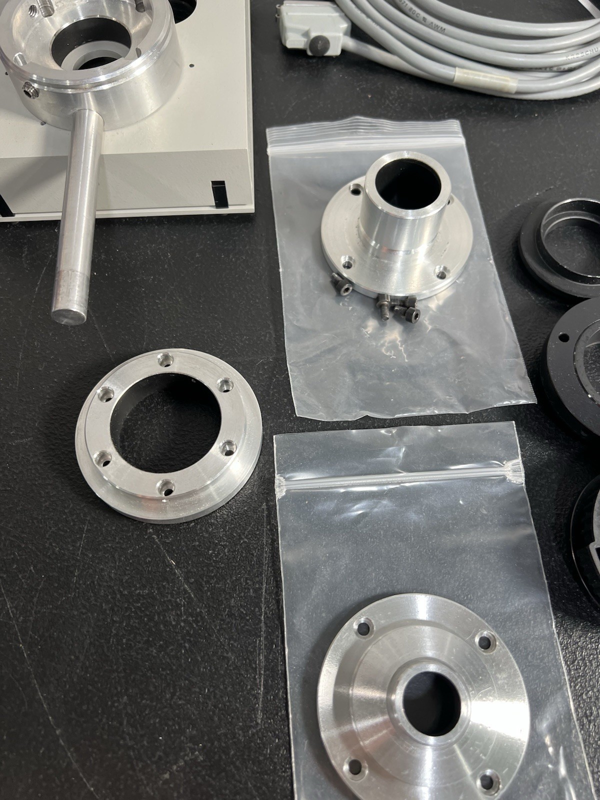 Ludl LEP Microscope Dual Filter Wheel Shutter Assembly Serial #097449