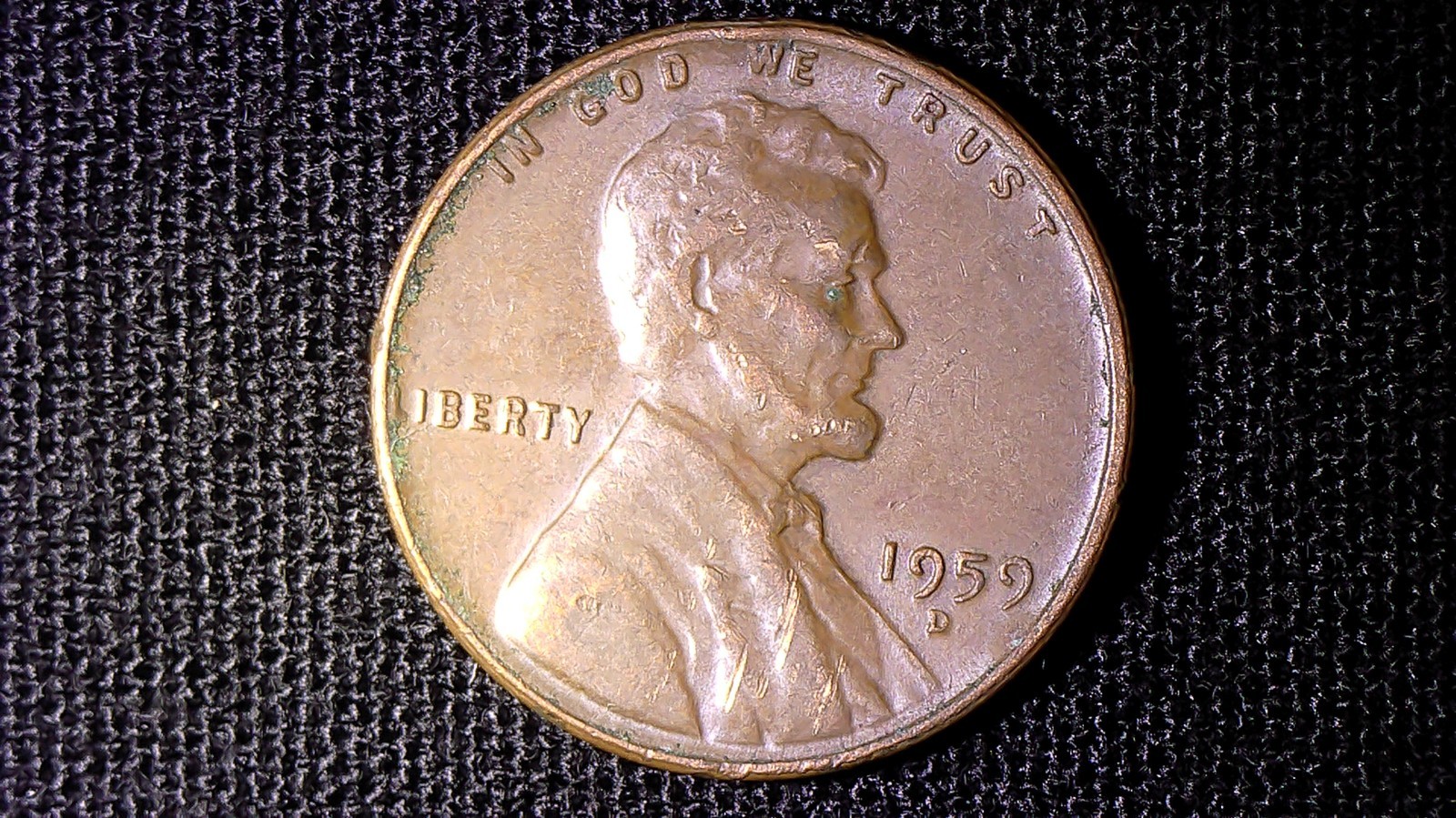 1959 DENVER LINCOLN MEMORIAL DDO/DDR L ON RIM RPM MULTI ERROR PENNY RARE COIN