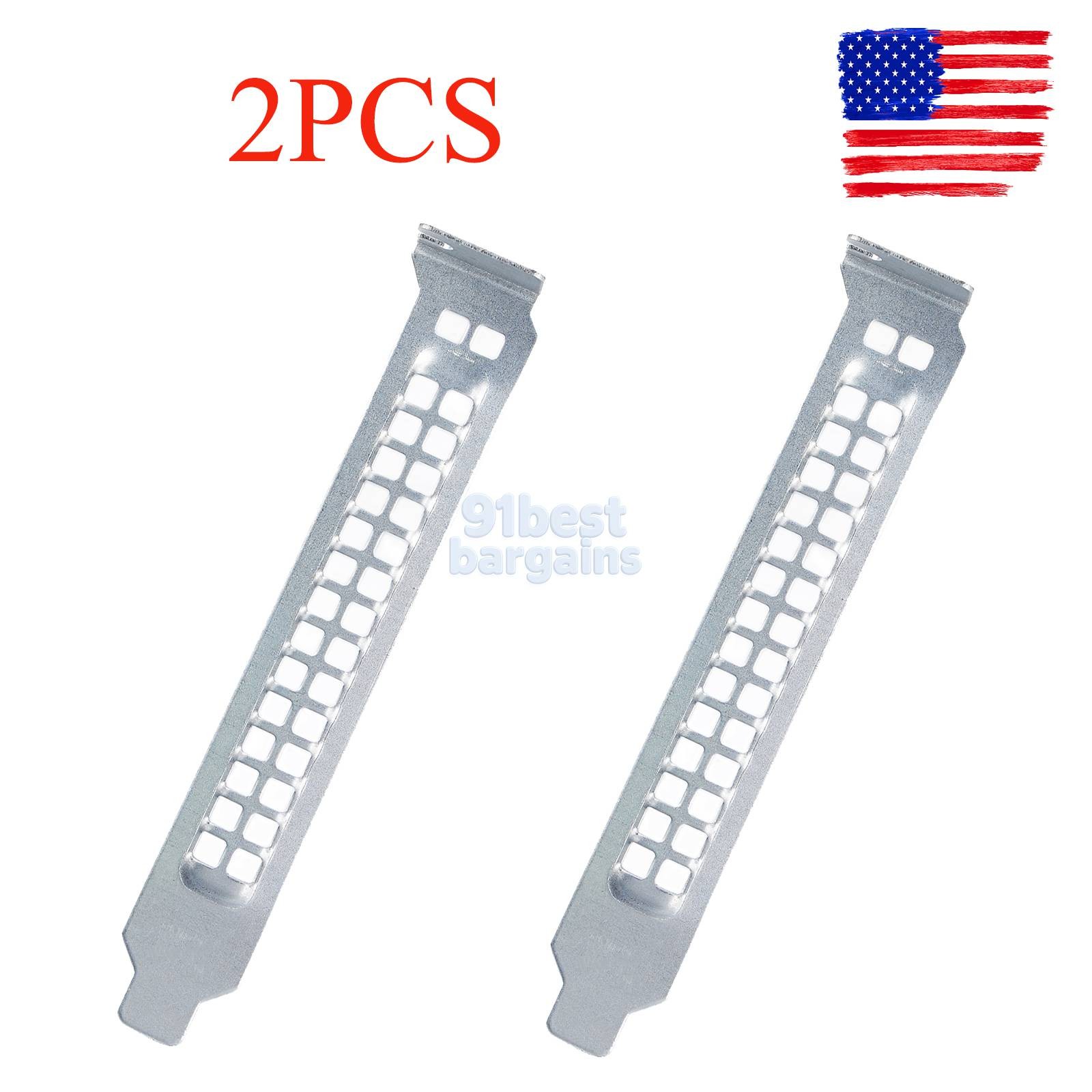 2PCS For DELL PCI Blank MET R640 VENTED LF 14G Plate Cover Filler Slot 3WTR9