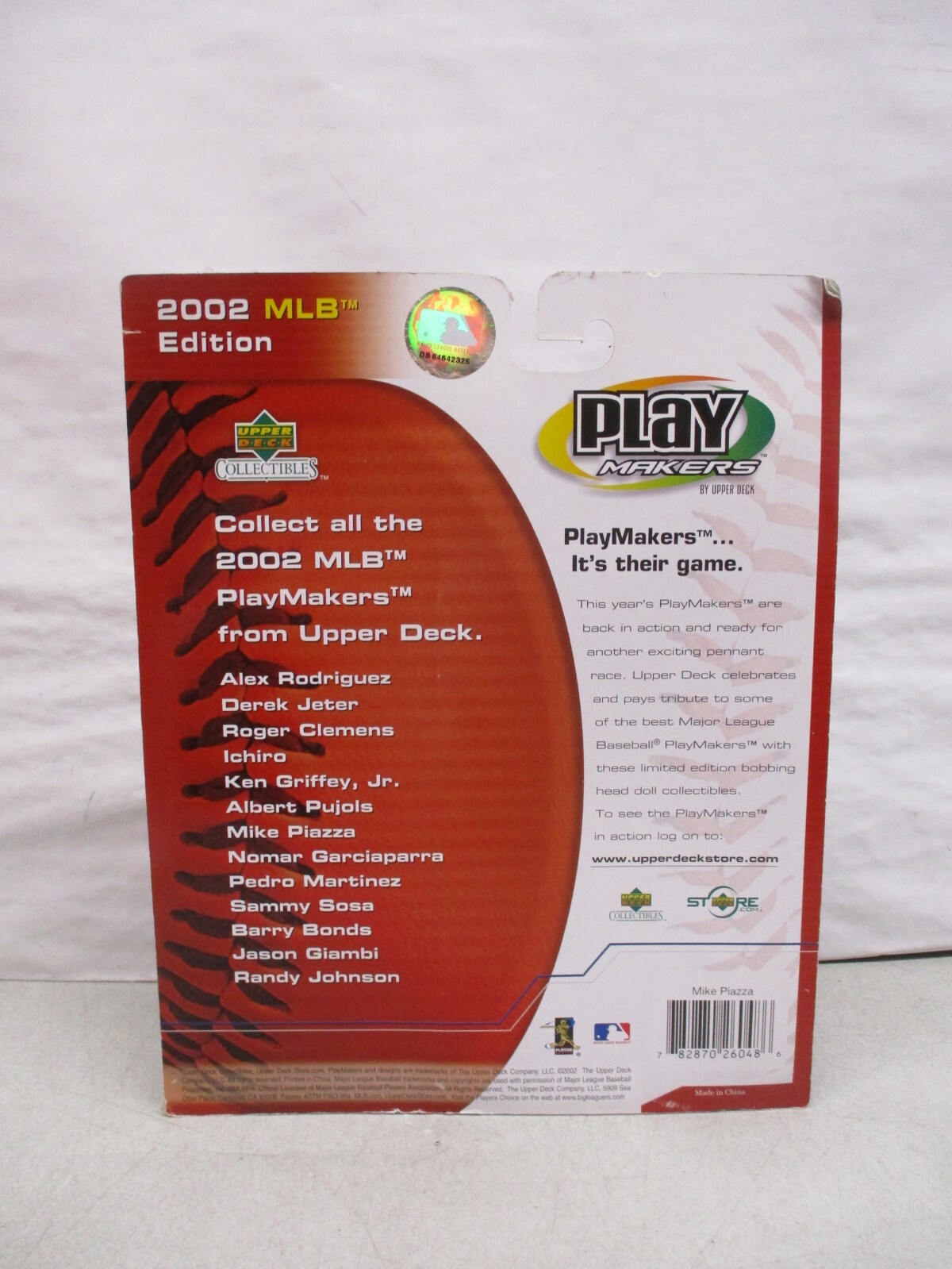 Upper Deck Play Makers Mike Piazza Bobble Head