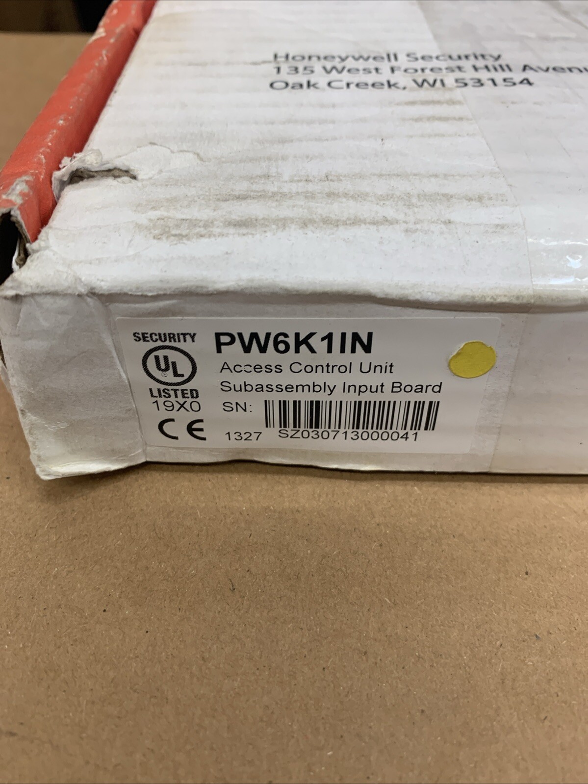 Honeywell PW6K1IN Access Control Unit Subassembly System Module