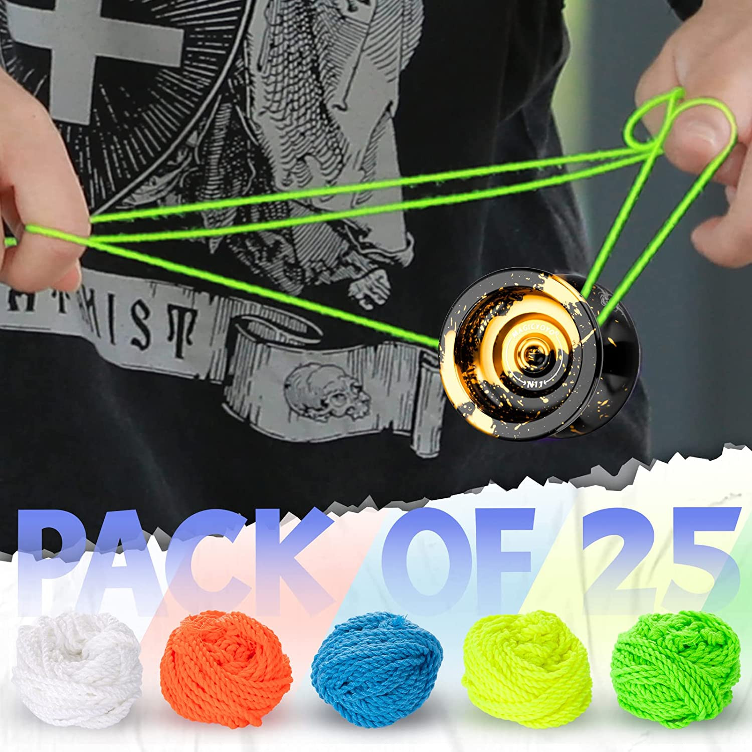 100% Polyester Professional Yoyo Strings for Responsive and Non Responsive Yoyos