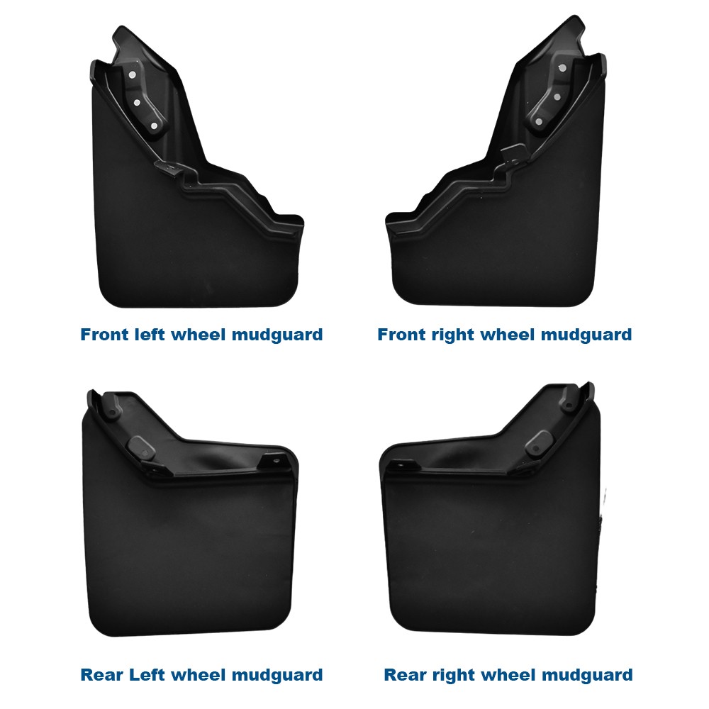 Fits 2026 2025 Toyota 4Runner 4pcs Mud Flaps Mudflaps Front Rear Mudguards Kits