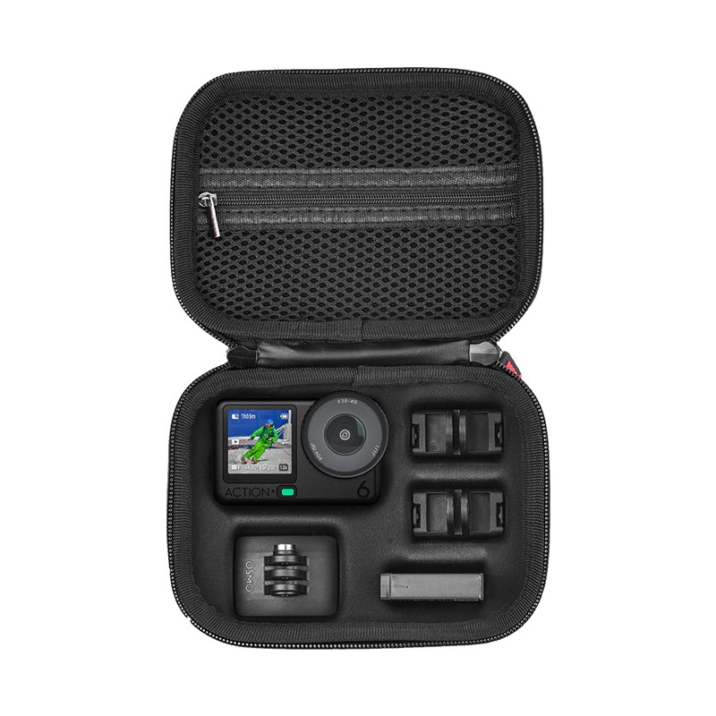 Action Camera Nylon Storage Bag - Mini Portable Carrying Case For DJI Action 6