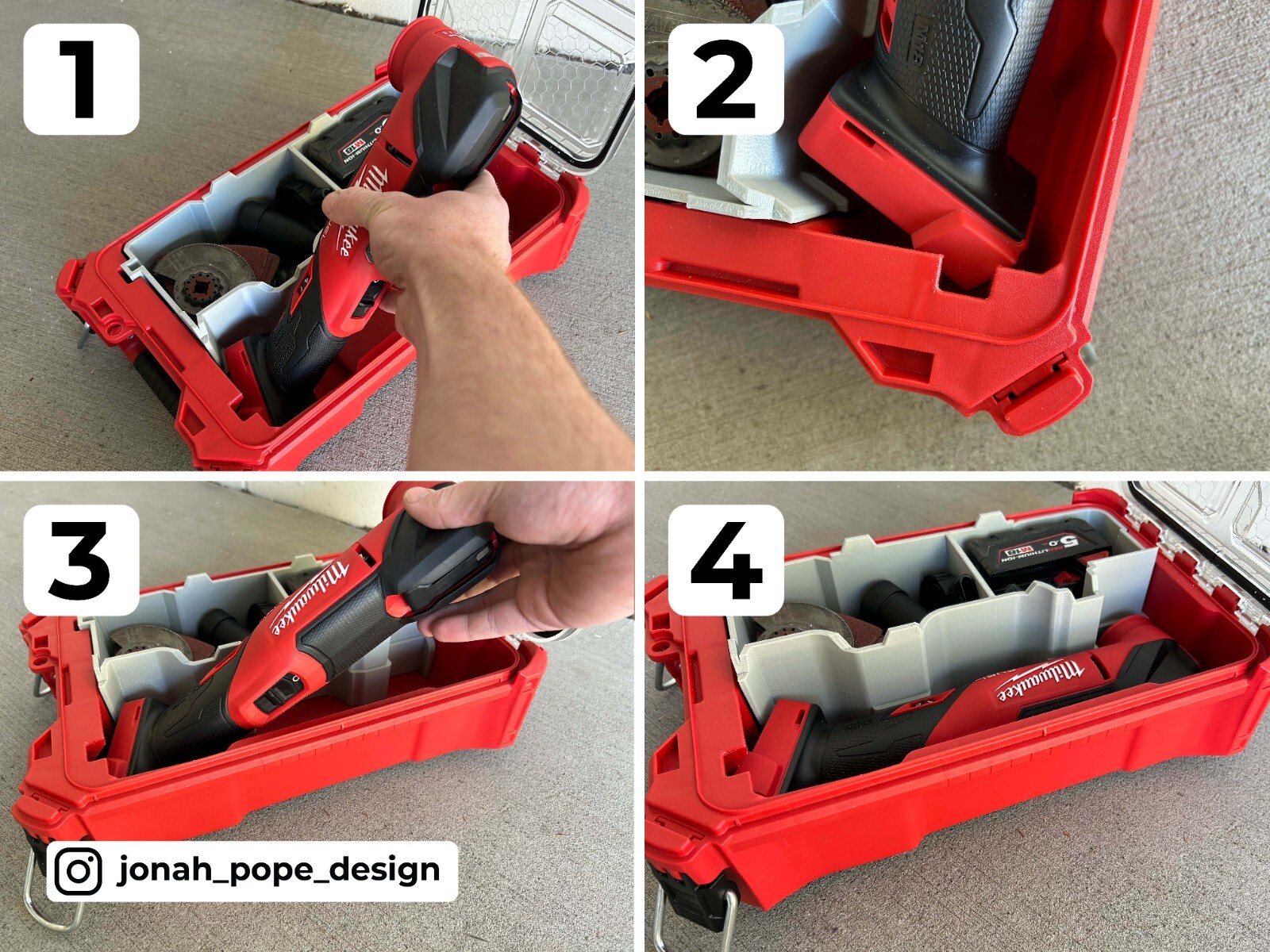 Milwaukee Packout Insert for M18 Fuel Multi-tool (Insert Only)