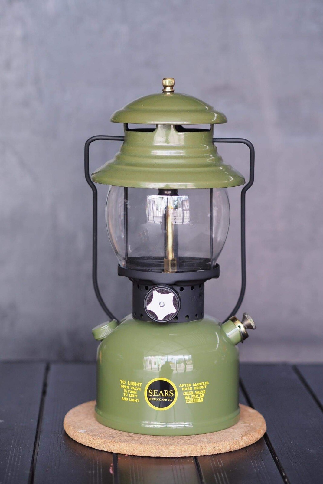 Coleman Lantern Valve Wheel, Knob and Direction Disk (Reproduction )