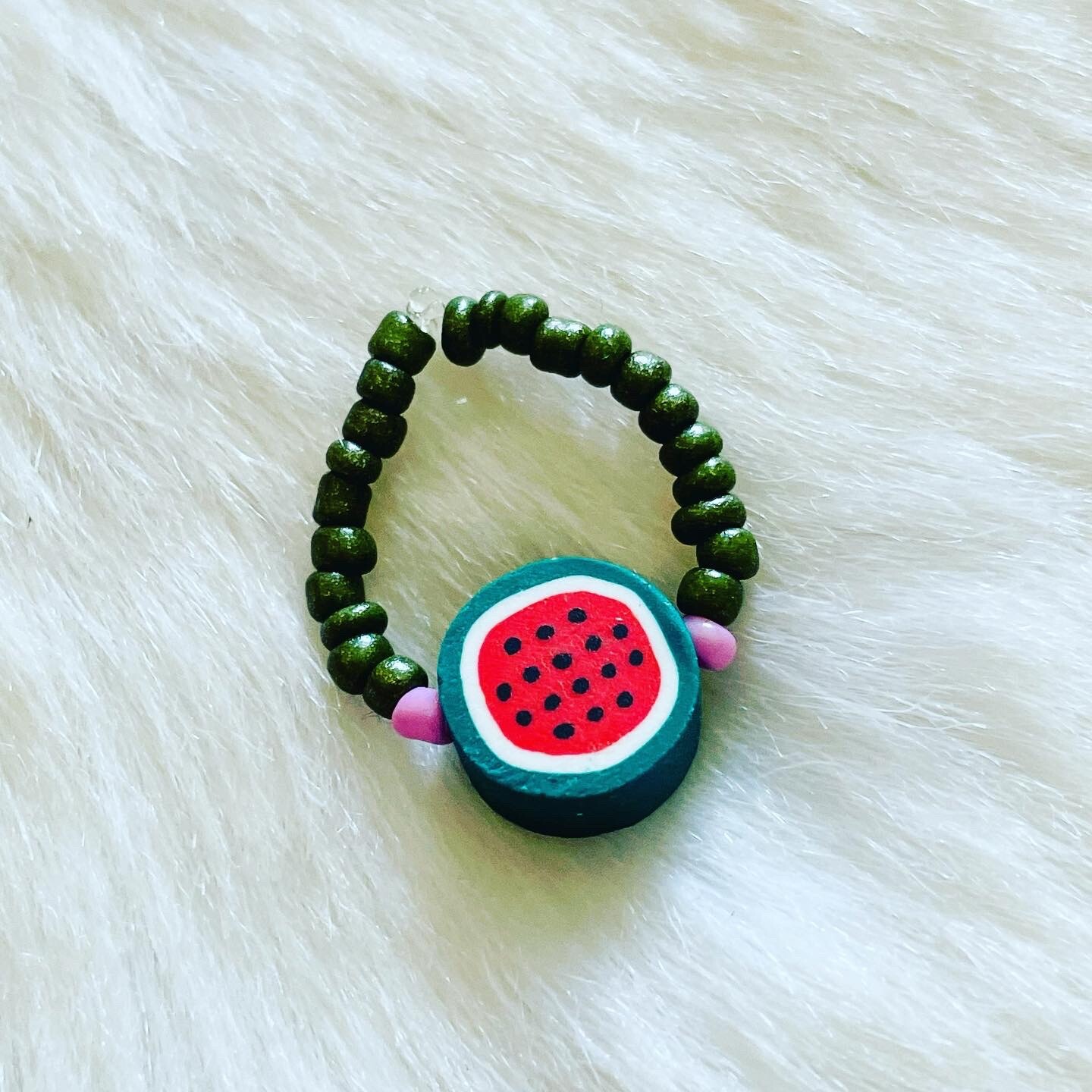 Super Cute Colourful Beaded Toe Ring Party Festival Beach Boho Retro Vibes - 25