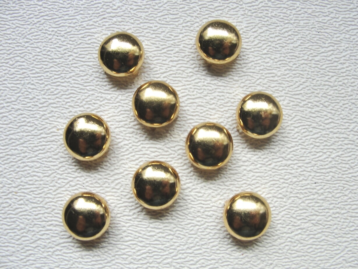 Round Nailheads, Studs. Brads domed sizes 5,6,7,9,12,17,24mm