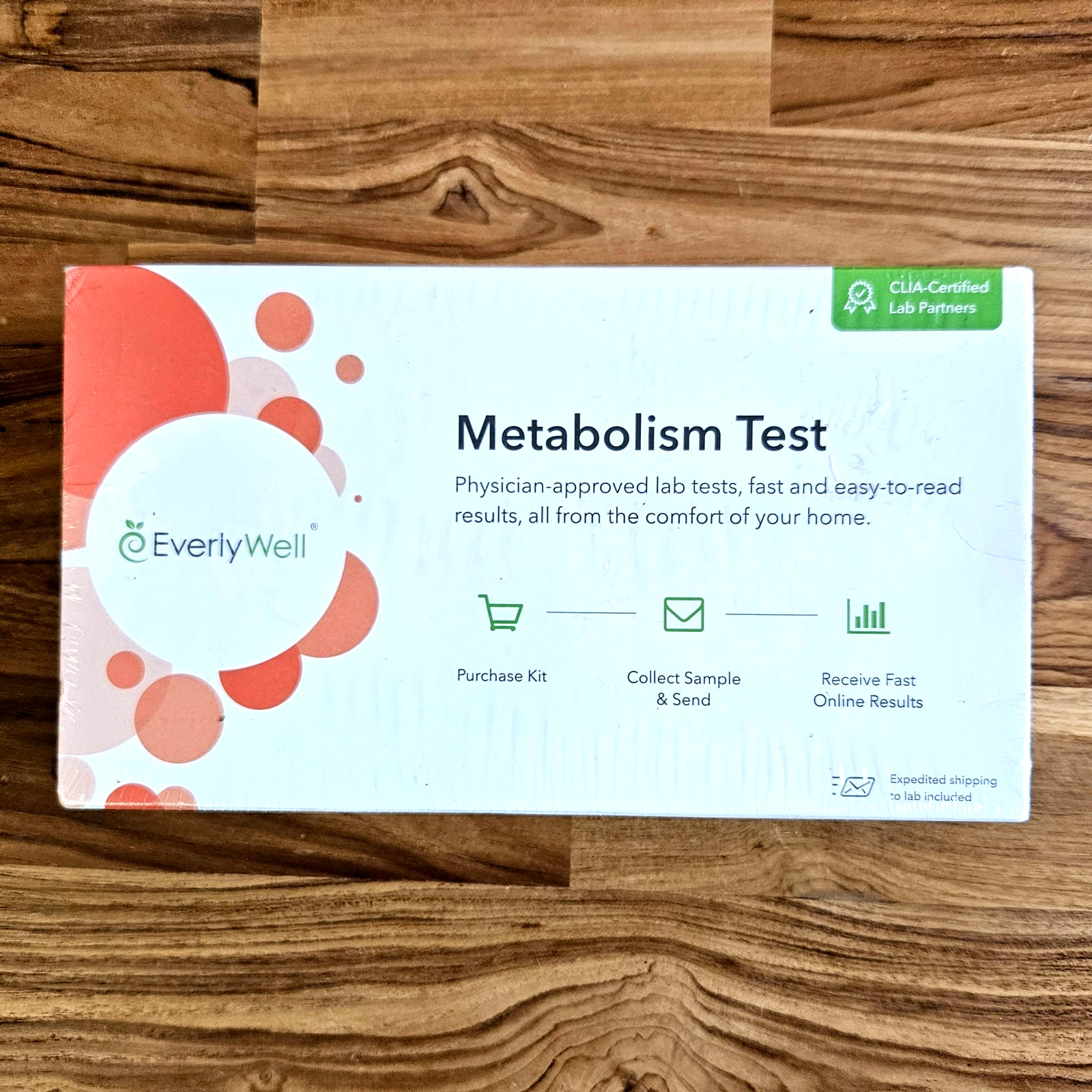 Everlywell Metabolism Test Kit At Home Accurate Results CLIA Lab 02/2024, SEALED