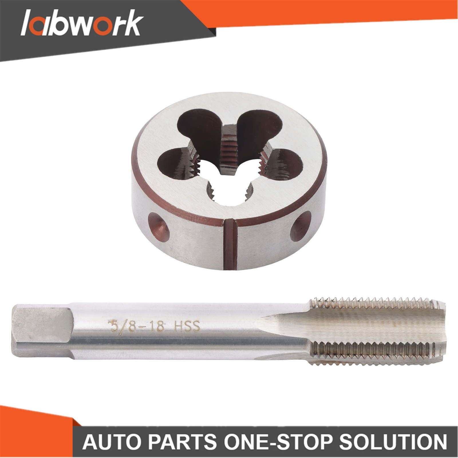 Labwork 5/8"-18 UNF Tap and Die Set Right Hand HSS Threading Gunsmithing 5/8x18