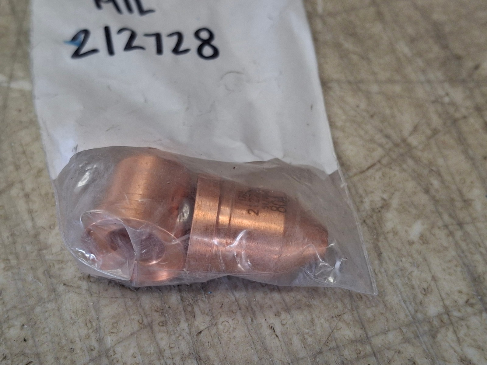 2 Qty. Miller 212728 Tip Extended Plasma Cutting Tip ICE- 80T/CX 80 Amp