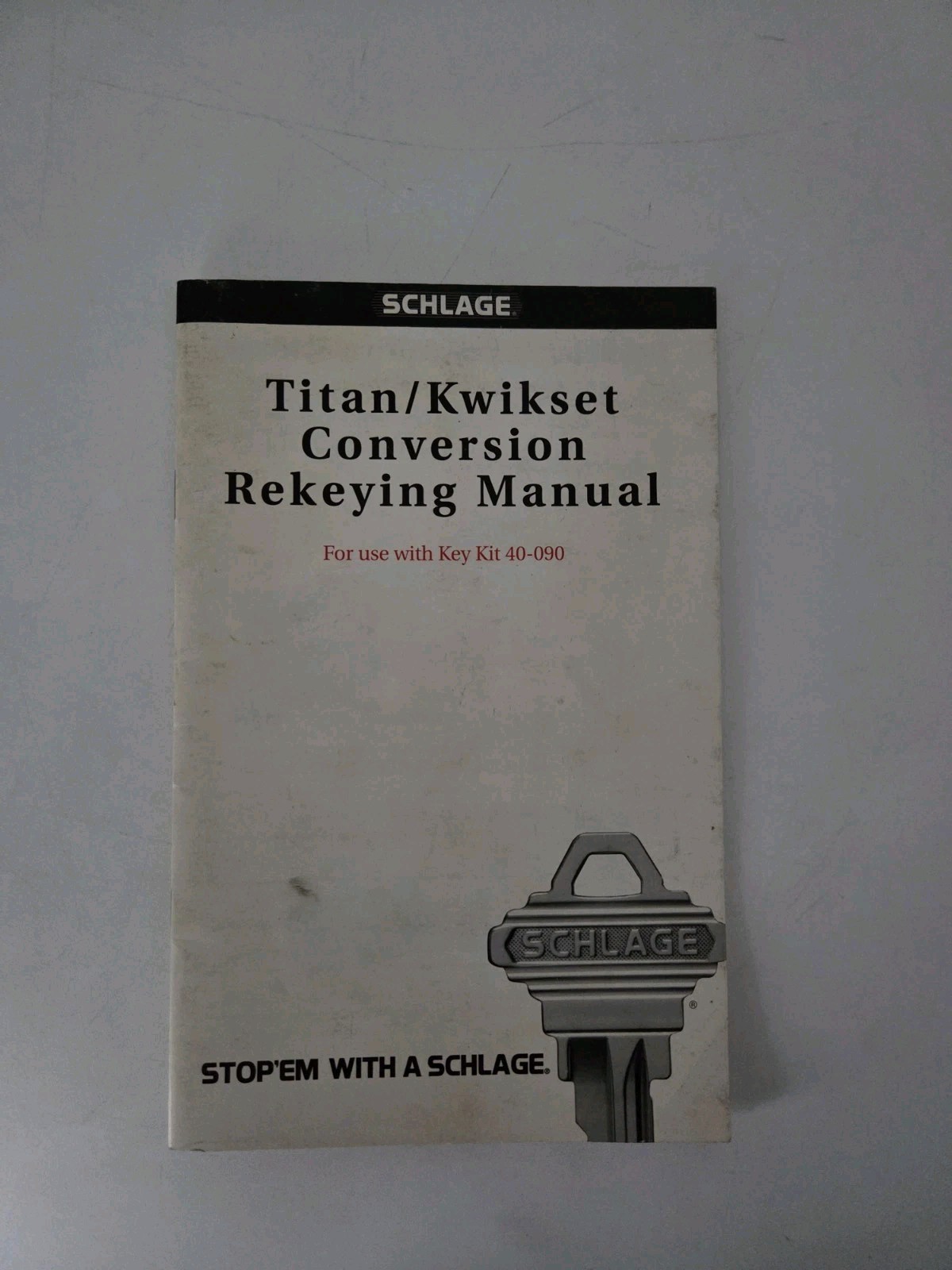 Schlage Titan Kwikset Conversion Rekeying Manual