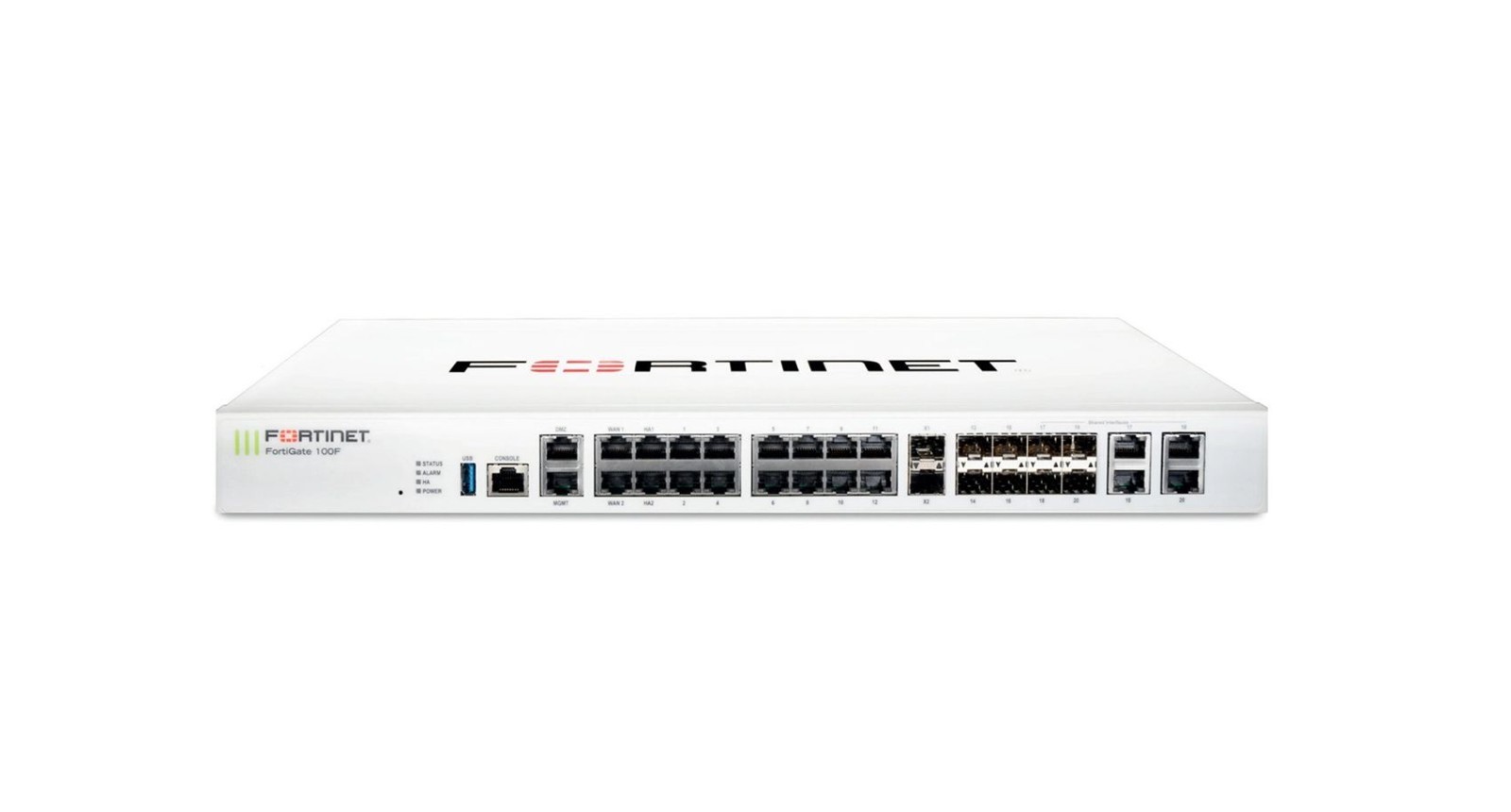 Fortinet FortiGate 100F Network Security Firewall - FG-100F - UNREGISTERED - USA