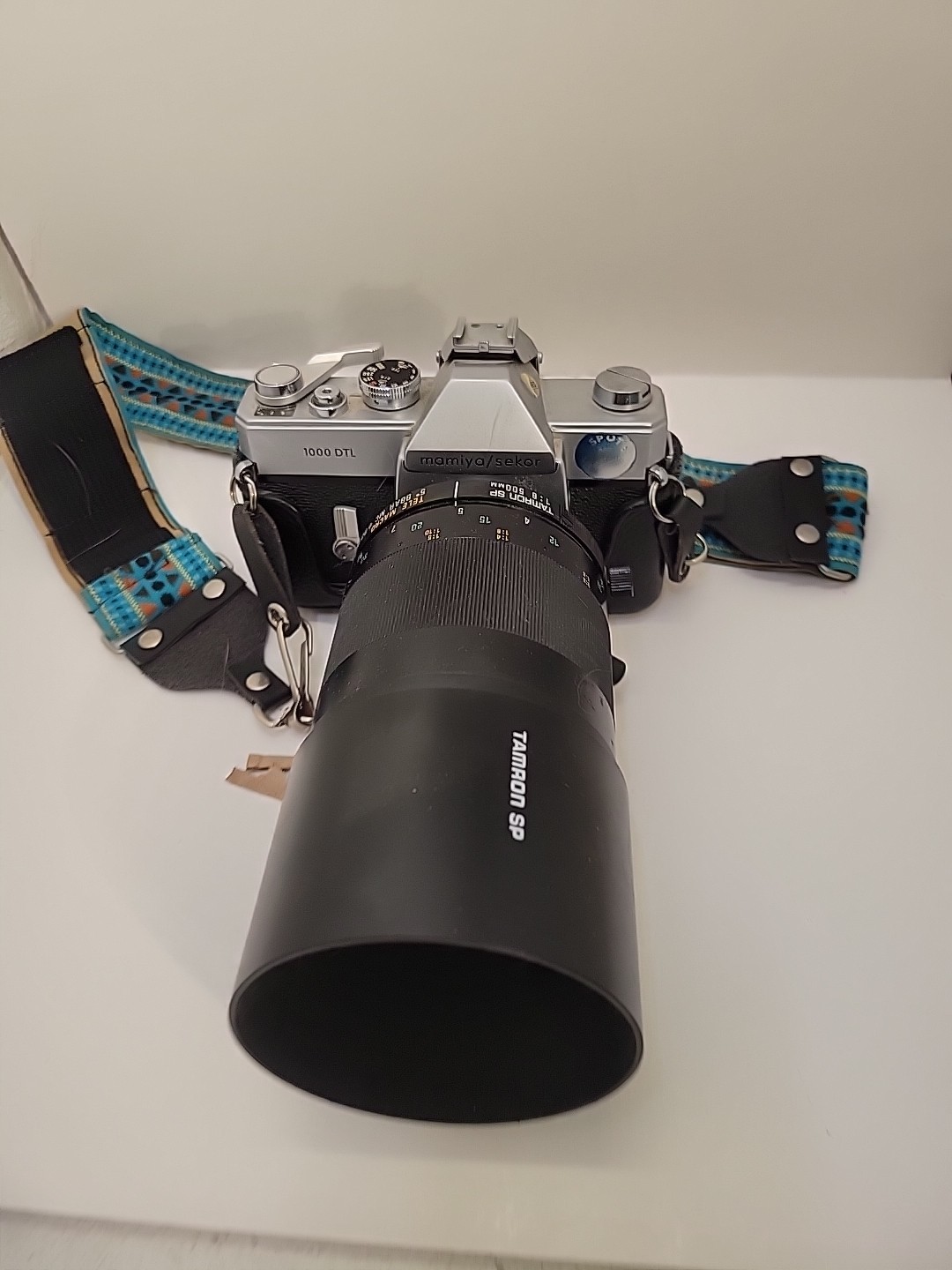 Mamiya Sekor 1000 DTL 35mm SLR Film Camera + Tamron SP 500mm f8 Tele-Macro Lens