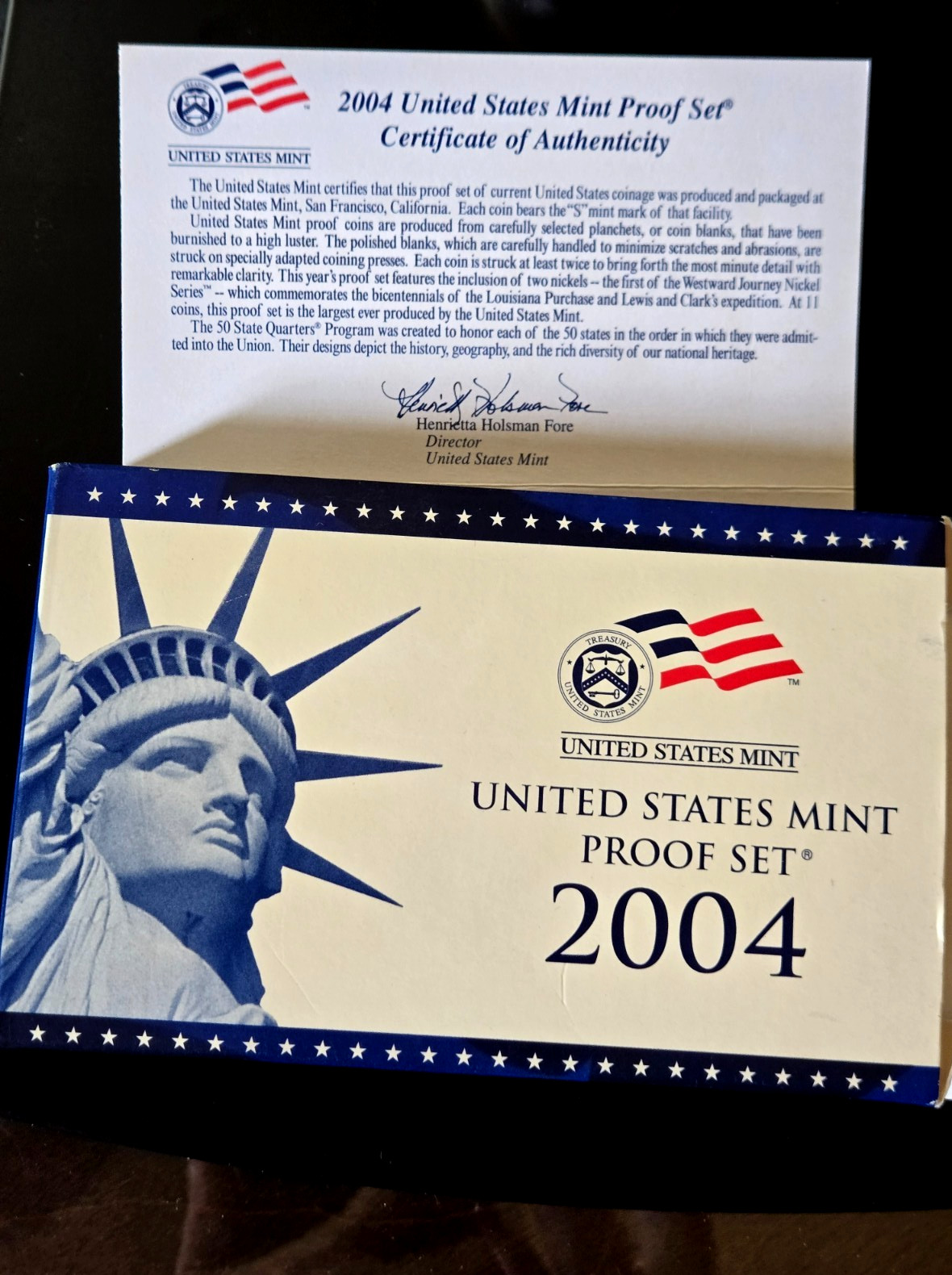 2004 UNITED STATES MINT PROOF SET - S MINT MARK