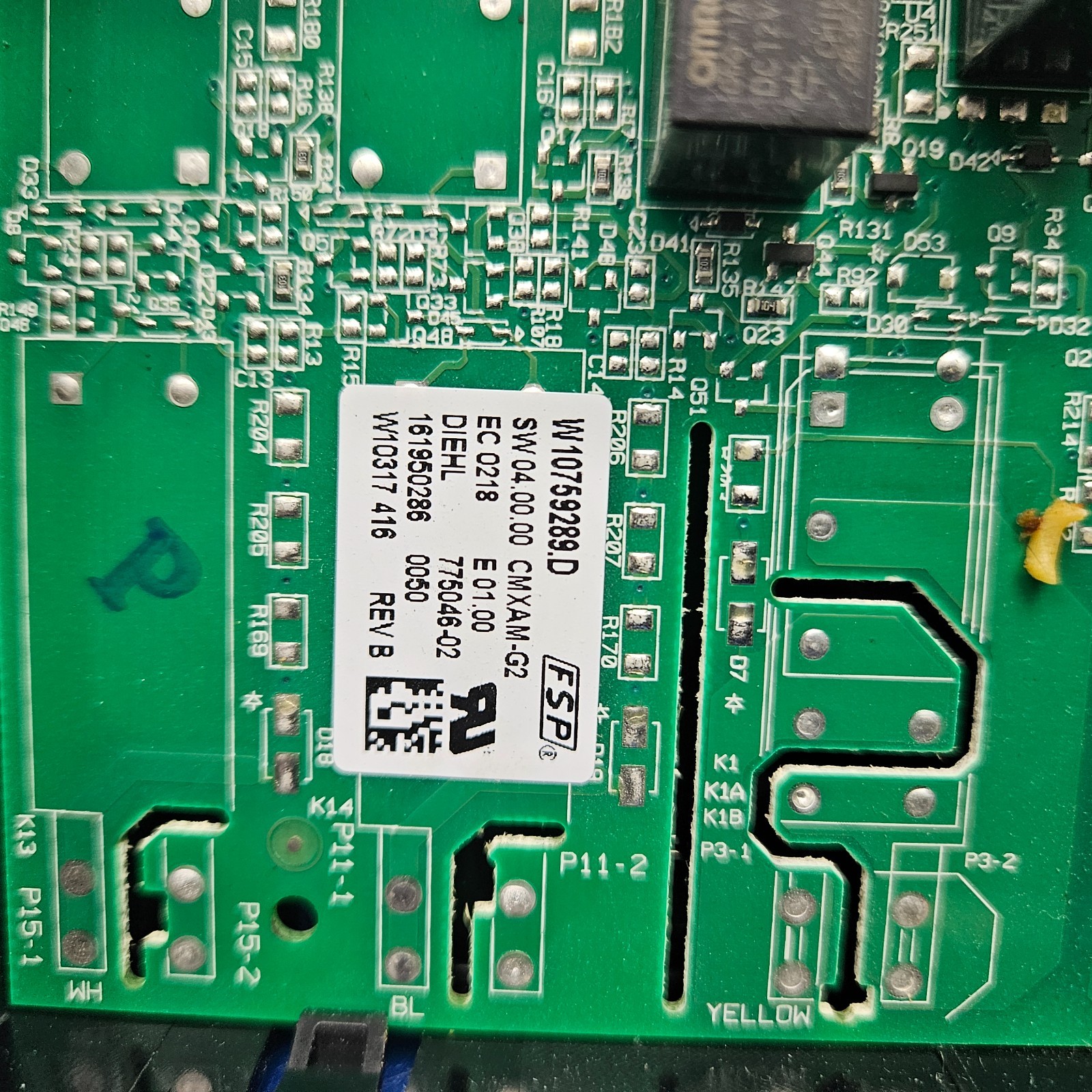 Genuine WHIRLPOOL Range Oven Control Board # W10759289