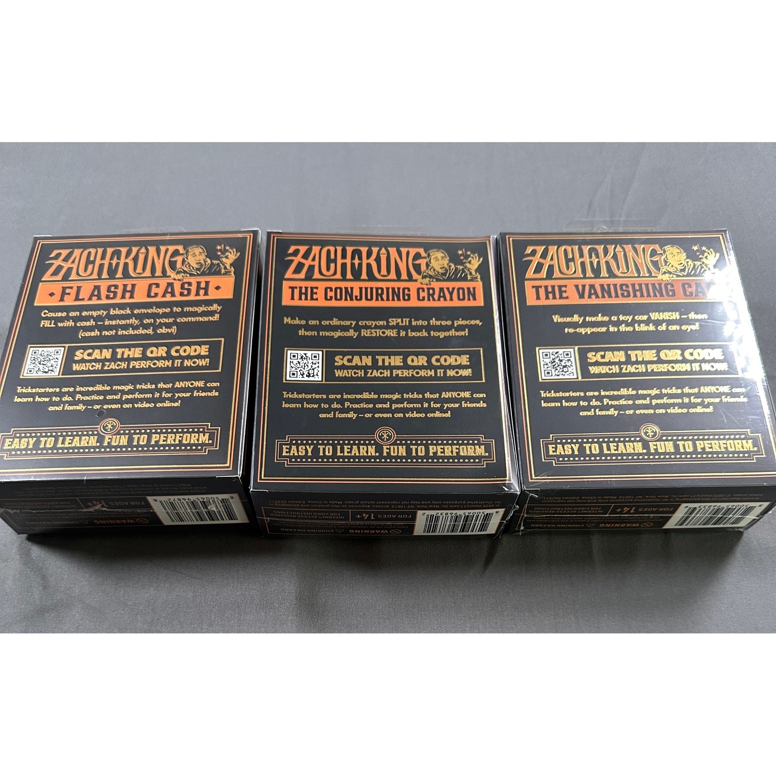 Zach King Trickstarters Magic Set Flash Cash Conjuring Crayon Vanishing Car