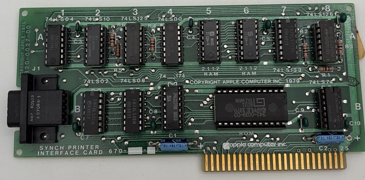 Apple Silentype Thermal Printer A2M0032 & Interface Card