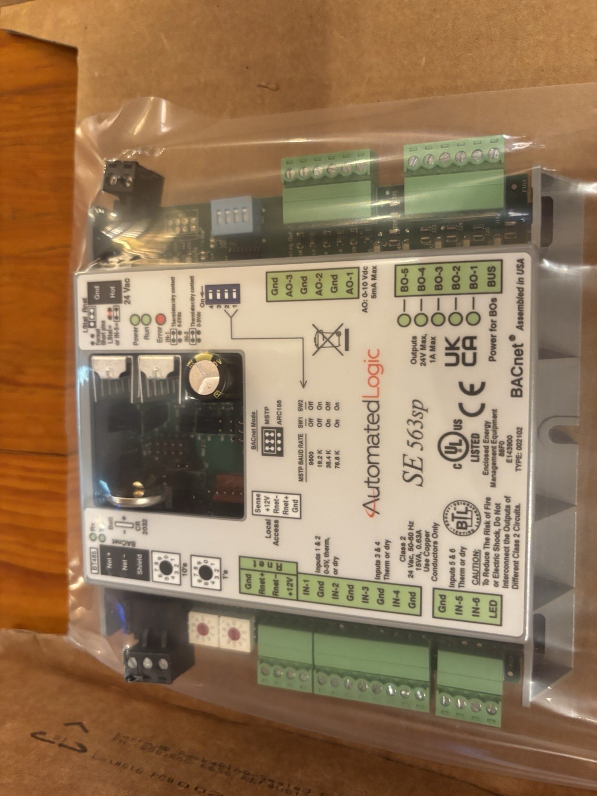 Automated Logic SE563SP BACnet Control Module HVAC Building Automation