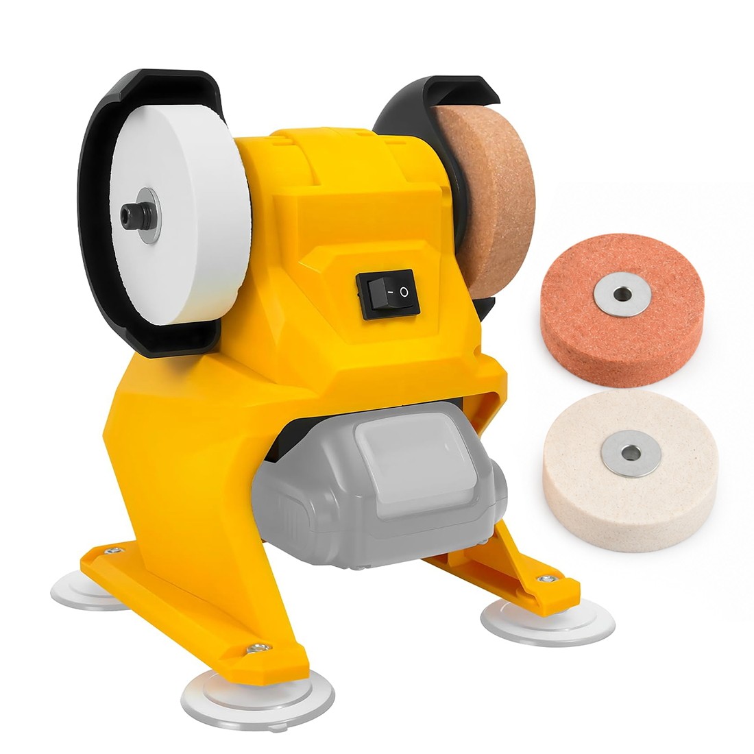 Mini Bench Grinder For Dewalt 20V Battery Cordless Bench Grinding Tool 3 Inch