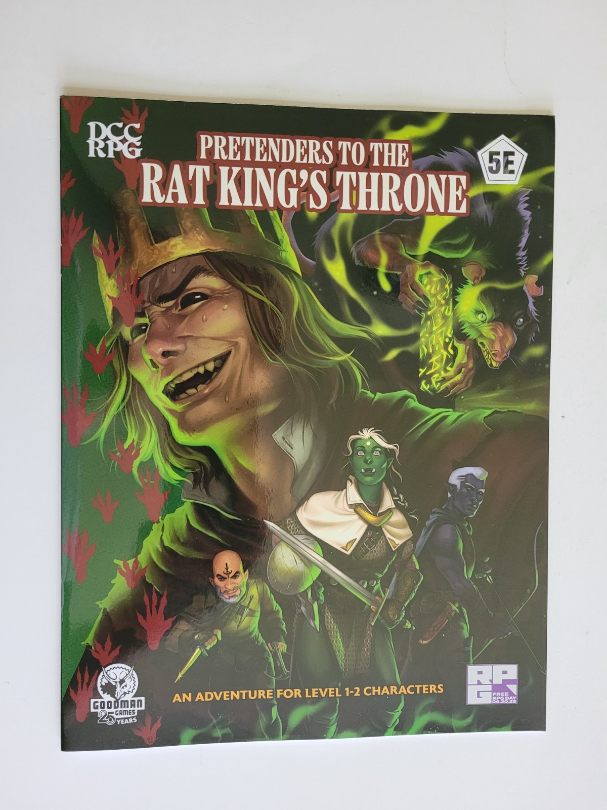Free RPG Day 2026 DCC 5E Pretenders to the Rat Kings Throne Goodman Games