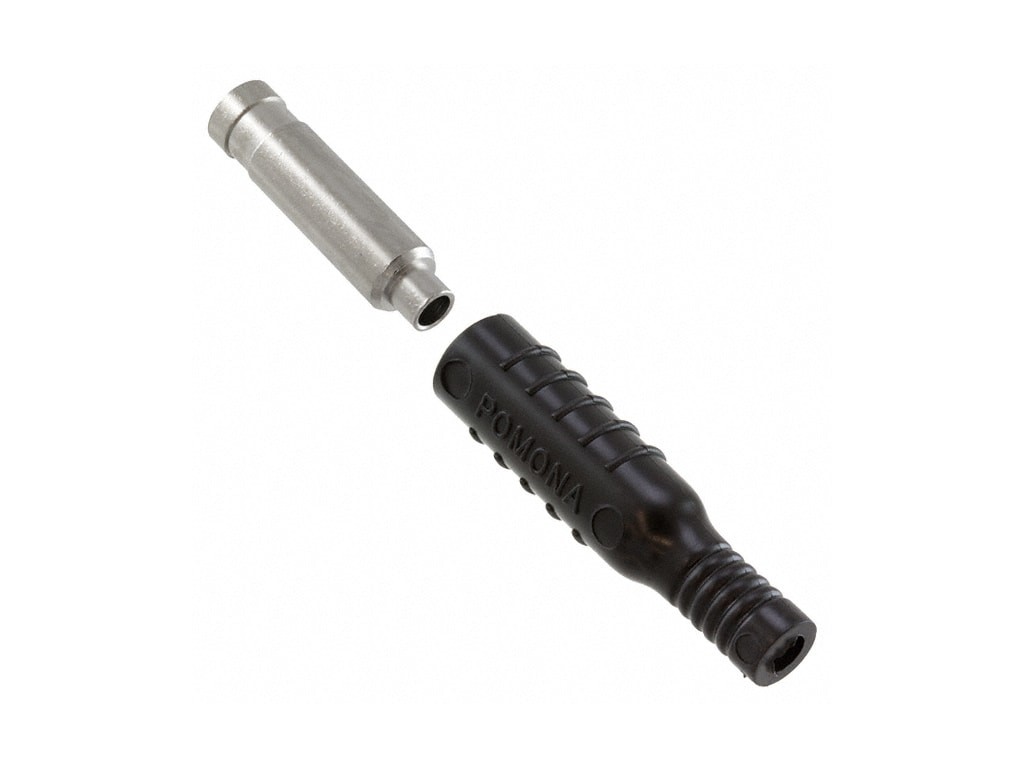 Pomona 5168-0 - Banana Jack For 14 - 16 AWG Wire, Black