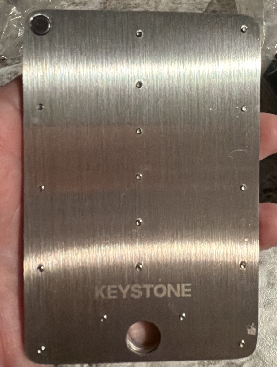 Keystone Crypto Seed Storage Steel Tablet Metal Wallet Capsule (Keystone Tablet)